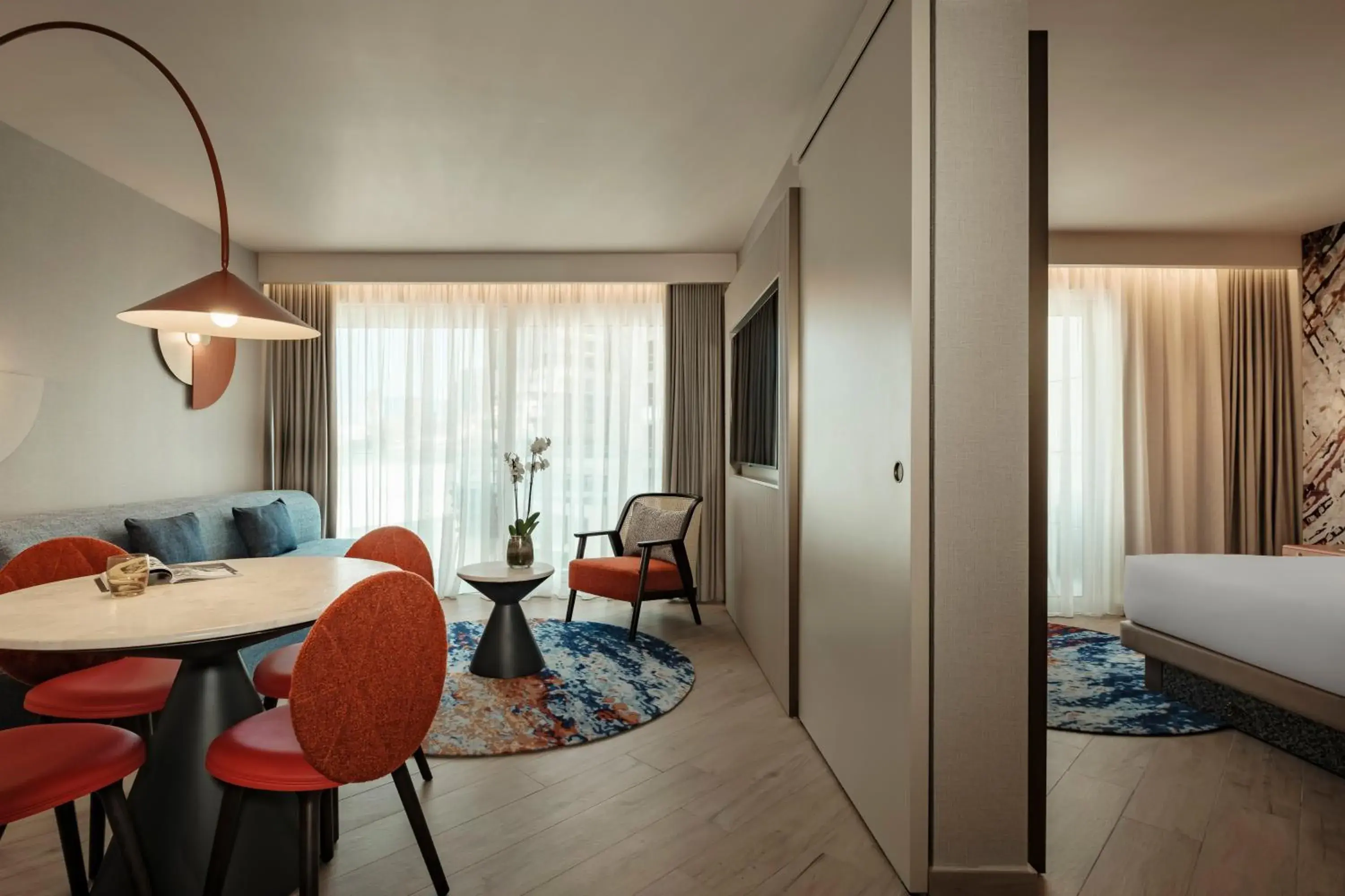 Living room, Bed in Hyatt Centric Malta Living room, Bed in Hyatt Centric Malta