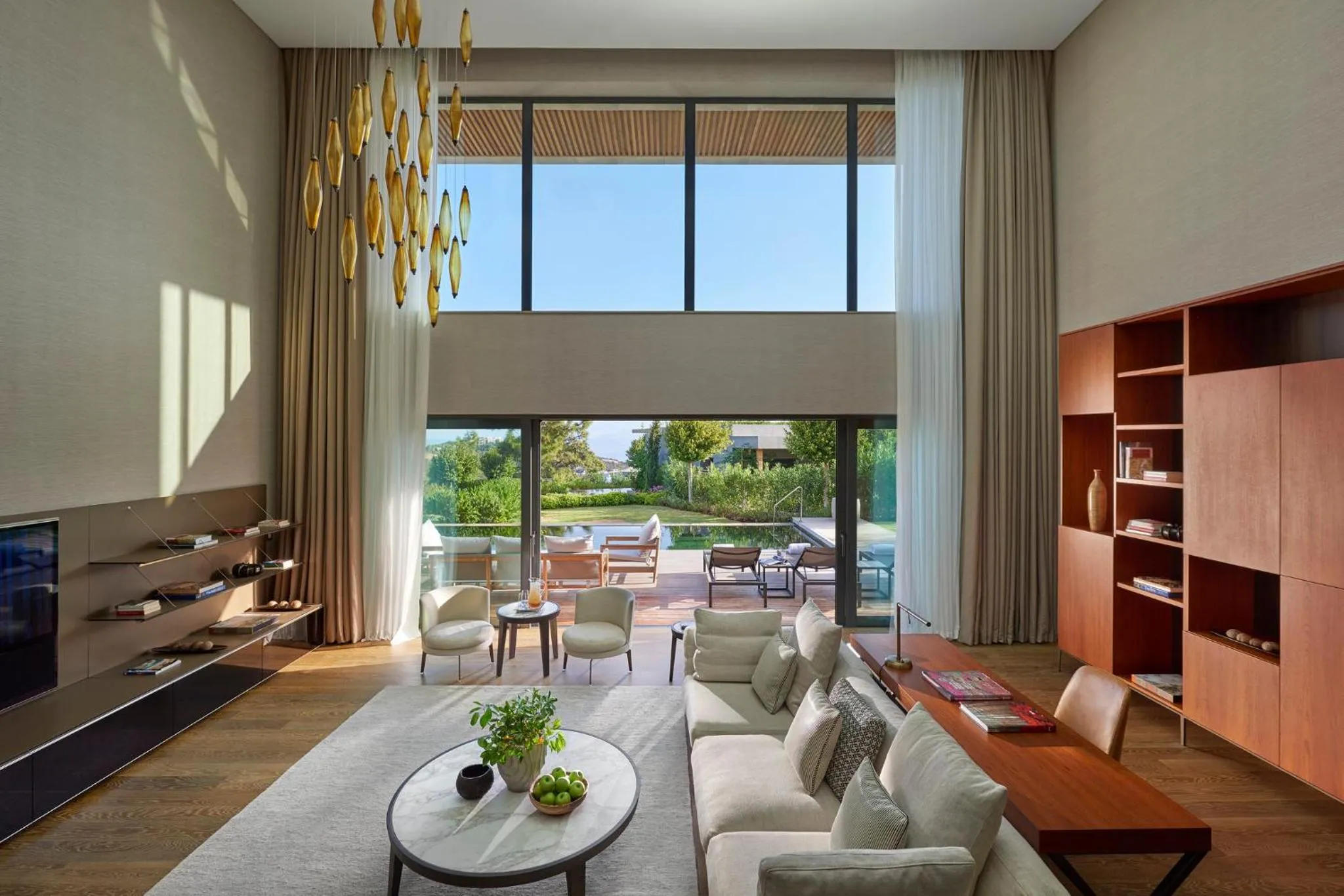 Living room in Mandarin Oriental, Bodrum