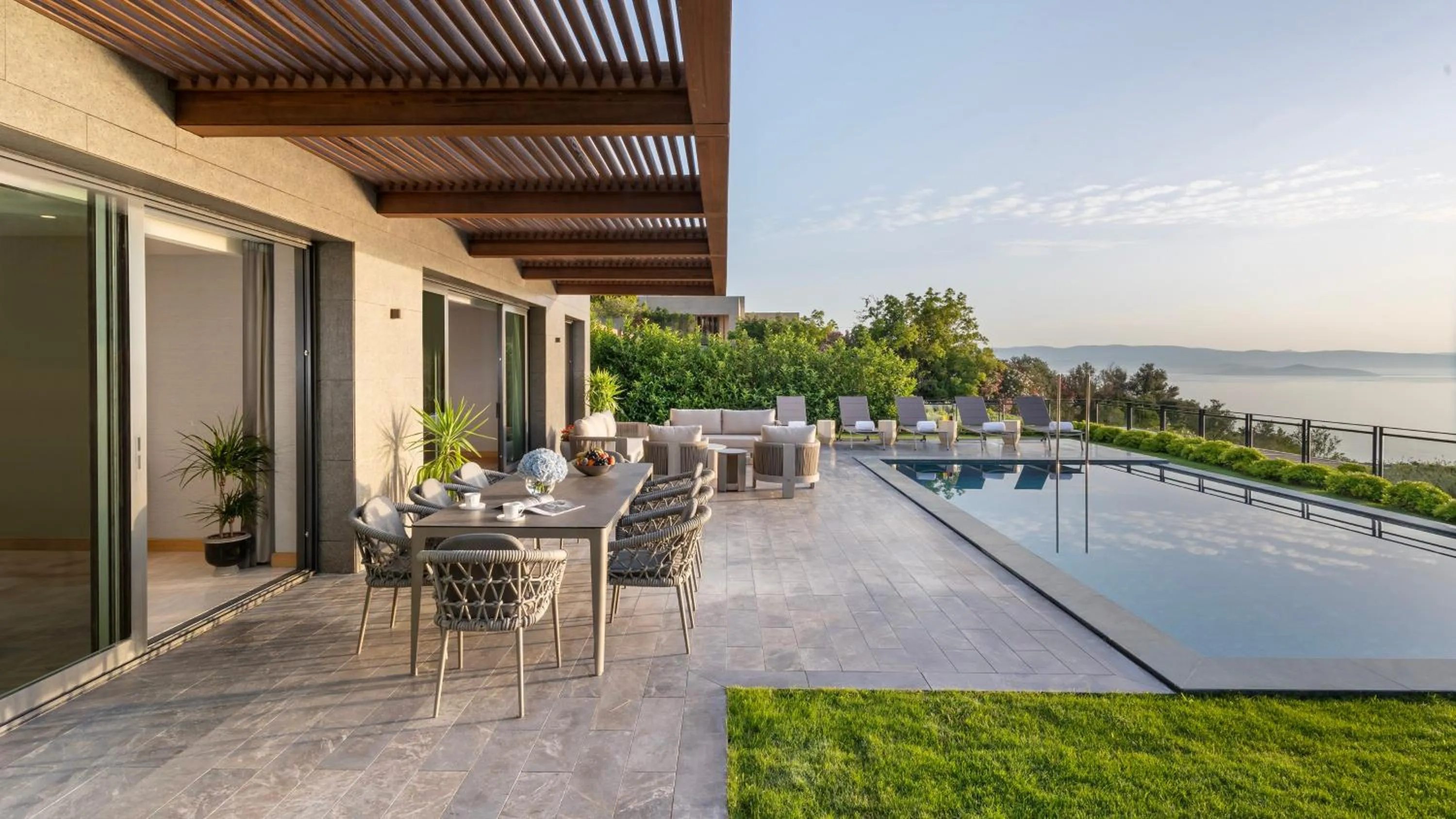 Swimming pool in Mandarin Oriental, Bodrum