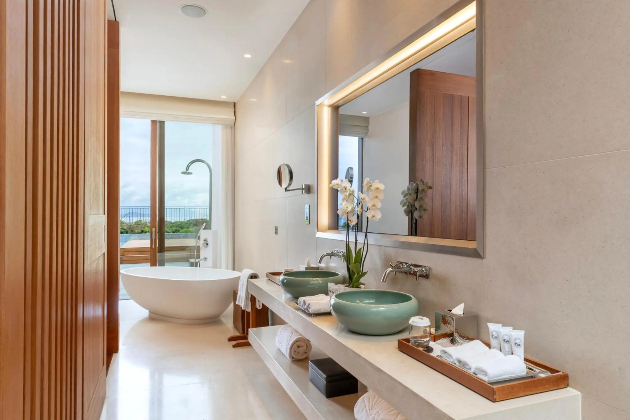 Bathroom in Mandarin Oriental, Bodrum