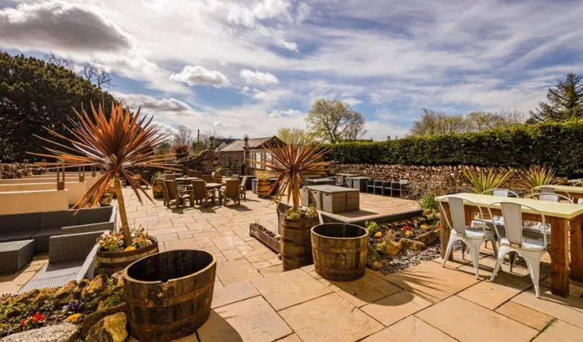 Garden view in Gosforth Hall Inn