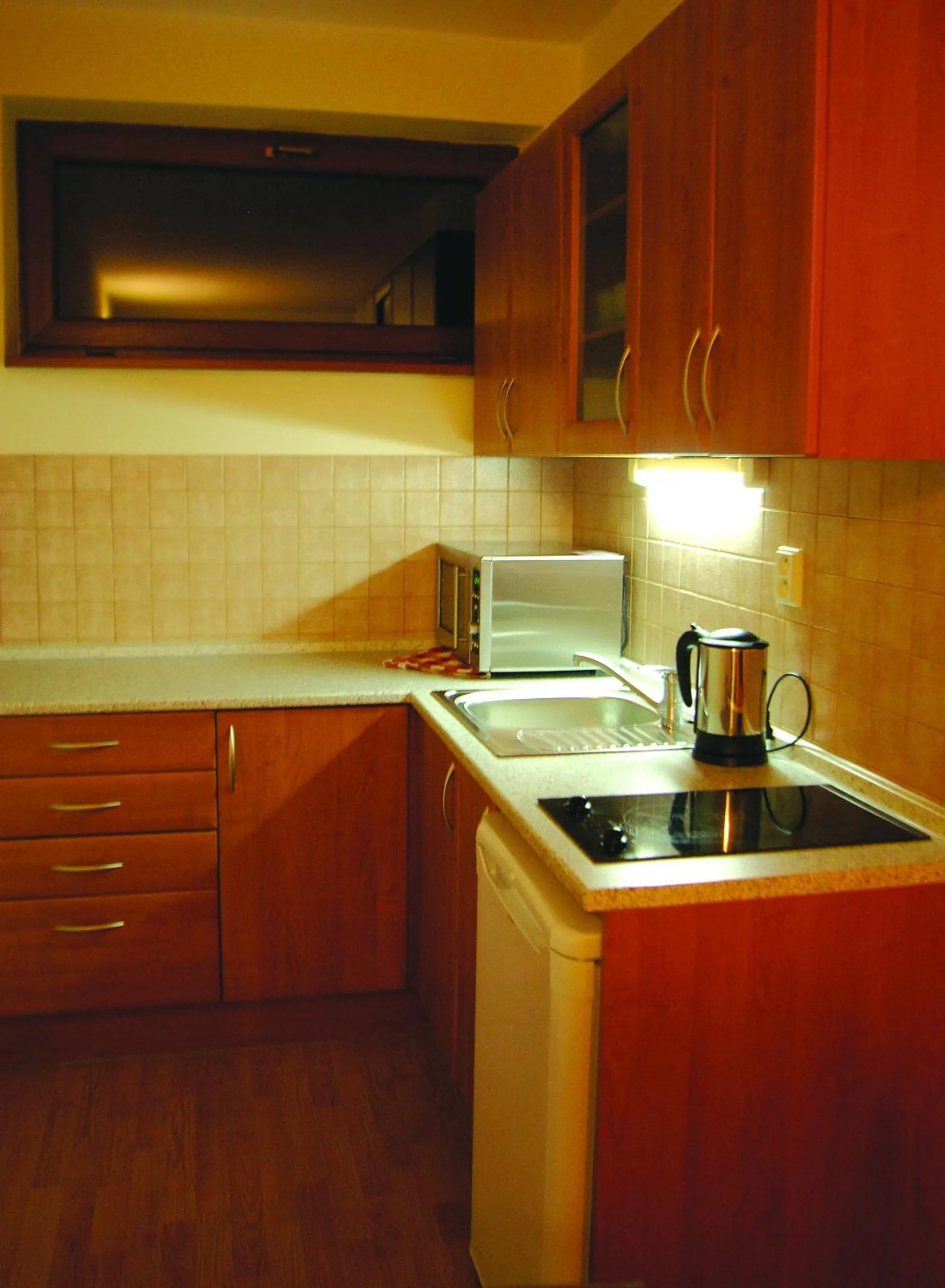 Kitchen or kitchenette in Apartmán 302 Oščadnica