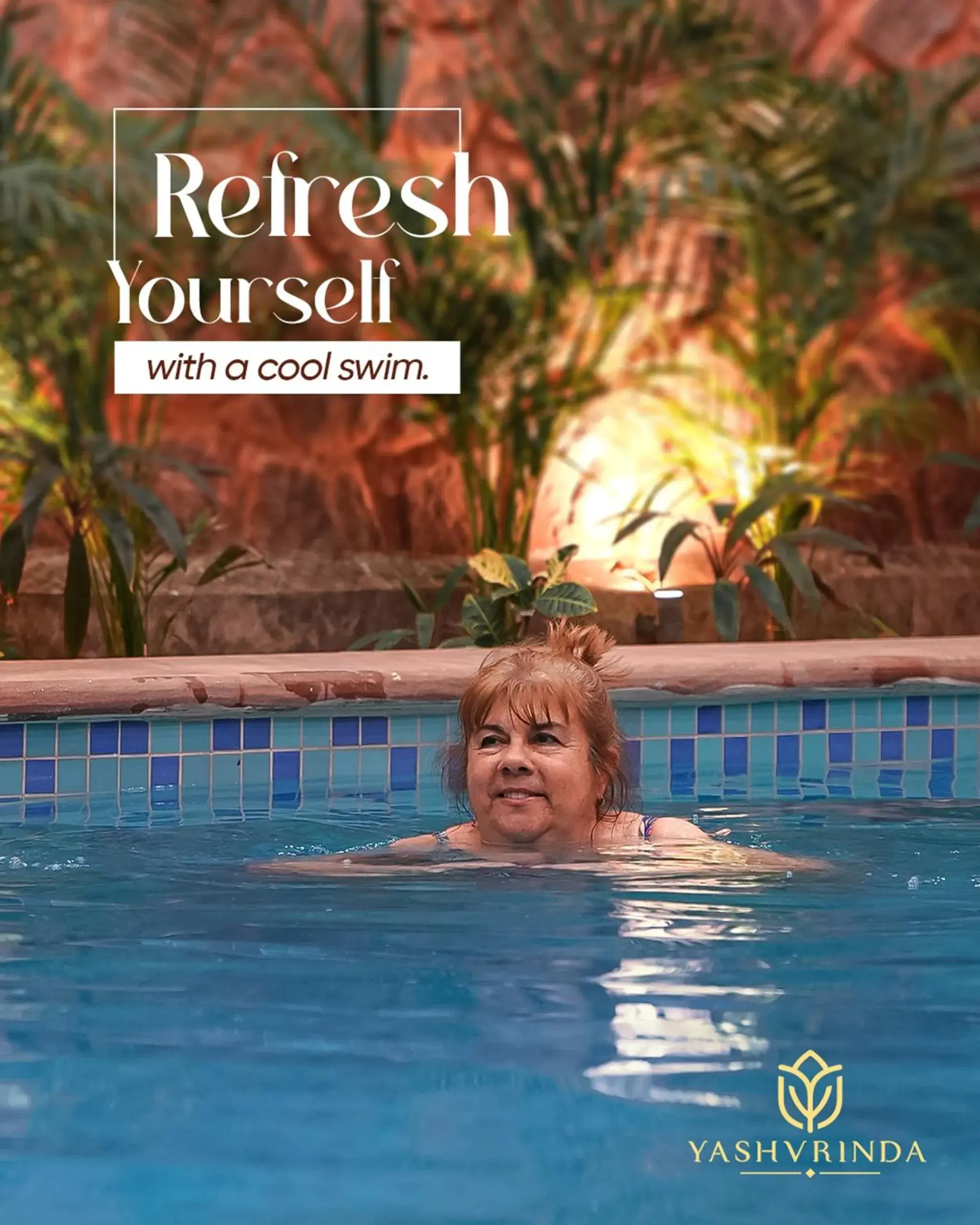 Swimming pool in Yashvrinda Swimming pool in Yashvrinda