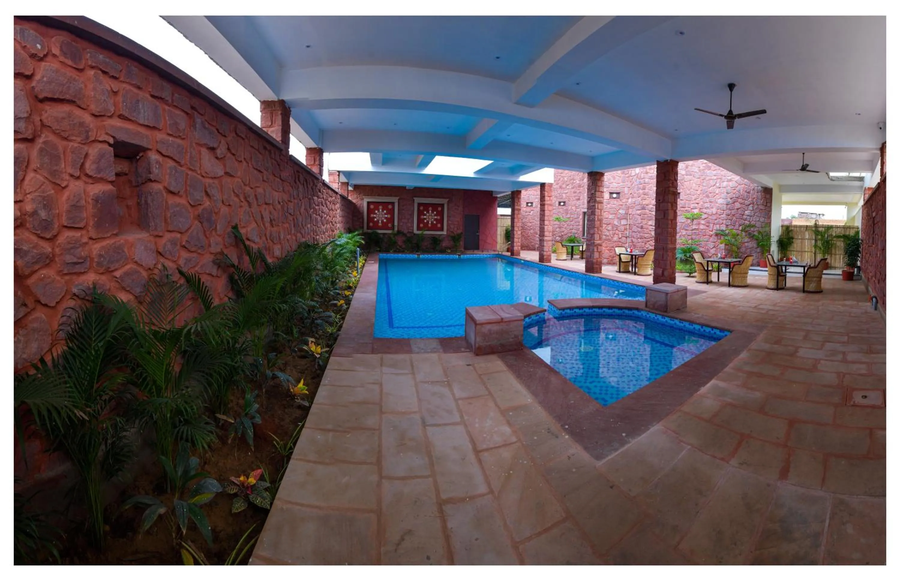 Pool view in Yashvrinda