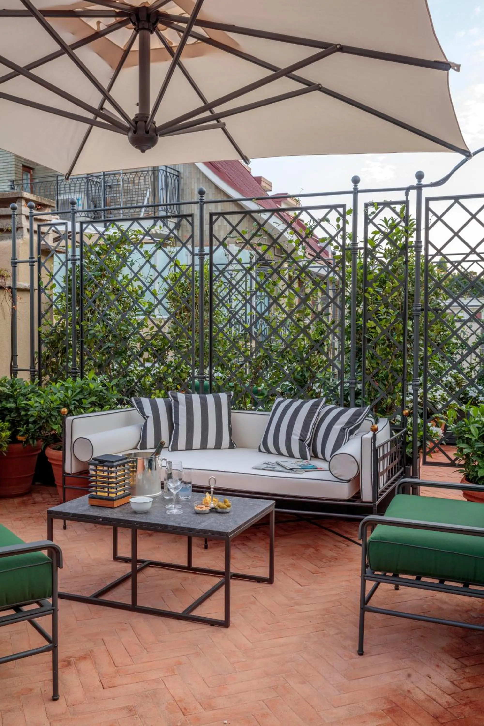 Balcony/Terrace in Rocco Forte House Via Manzoni Milan