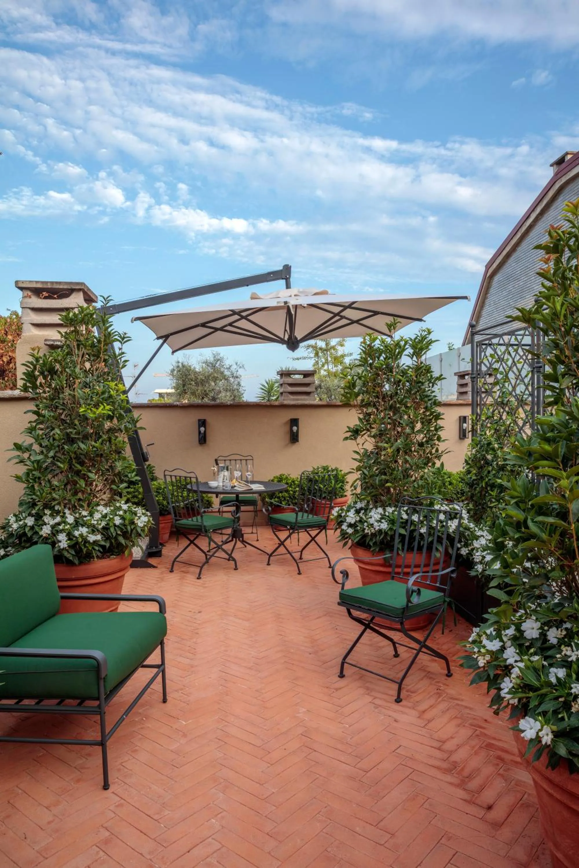 Balcony/Terrace in Rocco Forte House Via Manzoni Milan