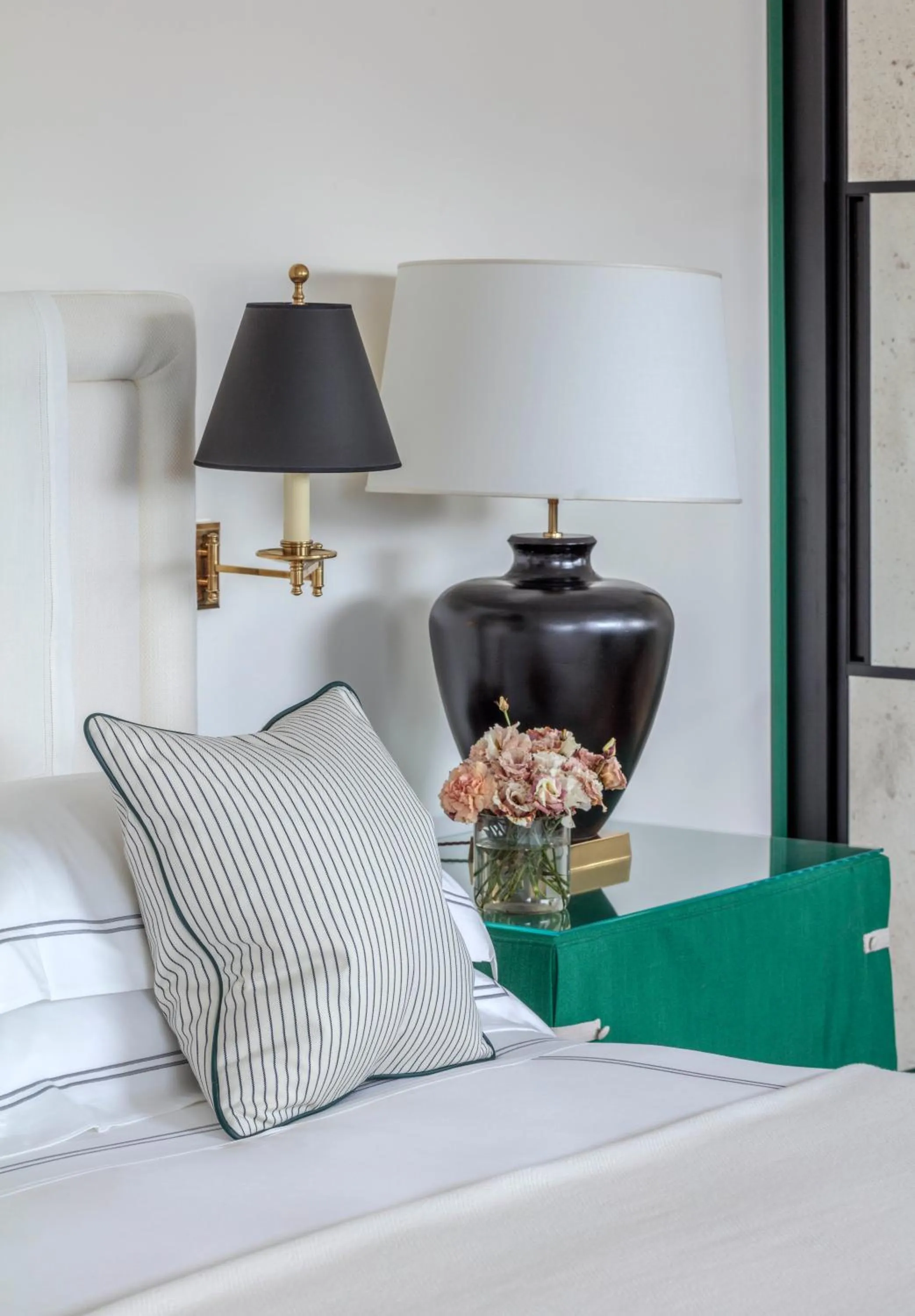 Bed in Rocco Forte House Via Manzoni Milan