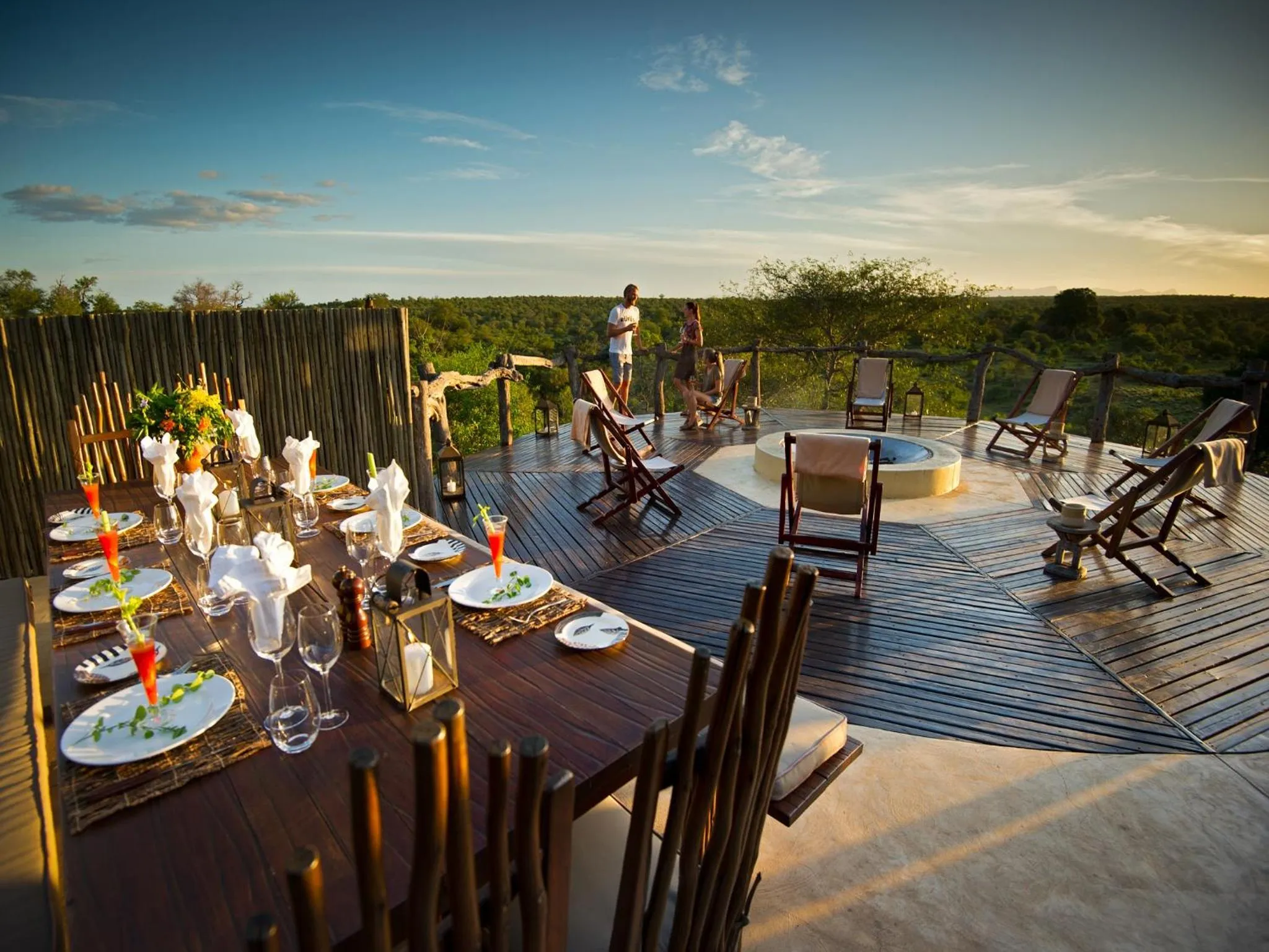 Balcony/Terrace in Makumu Private Game Lodge