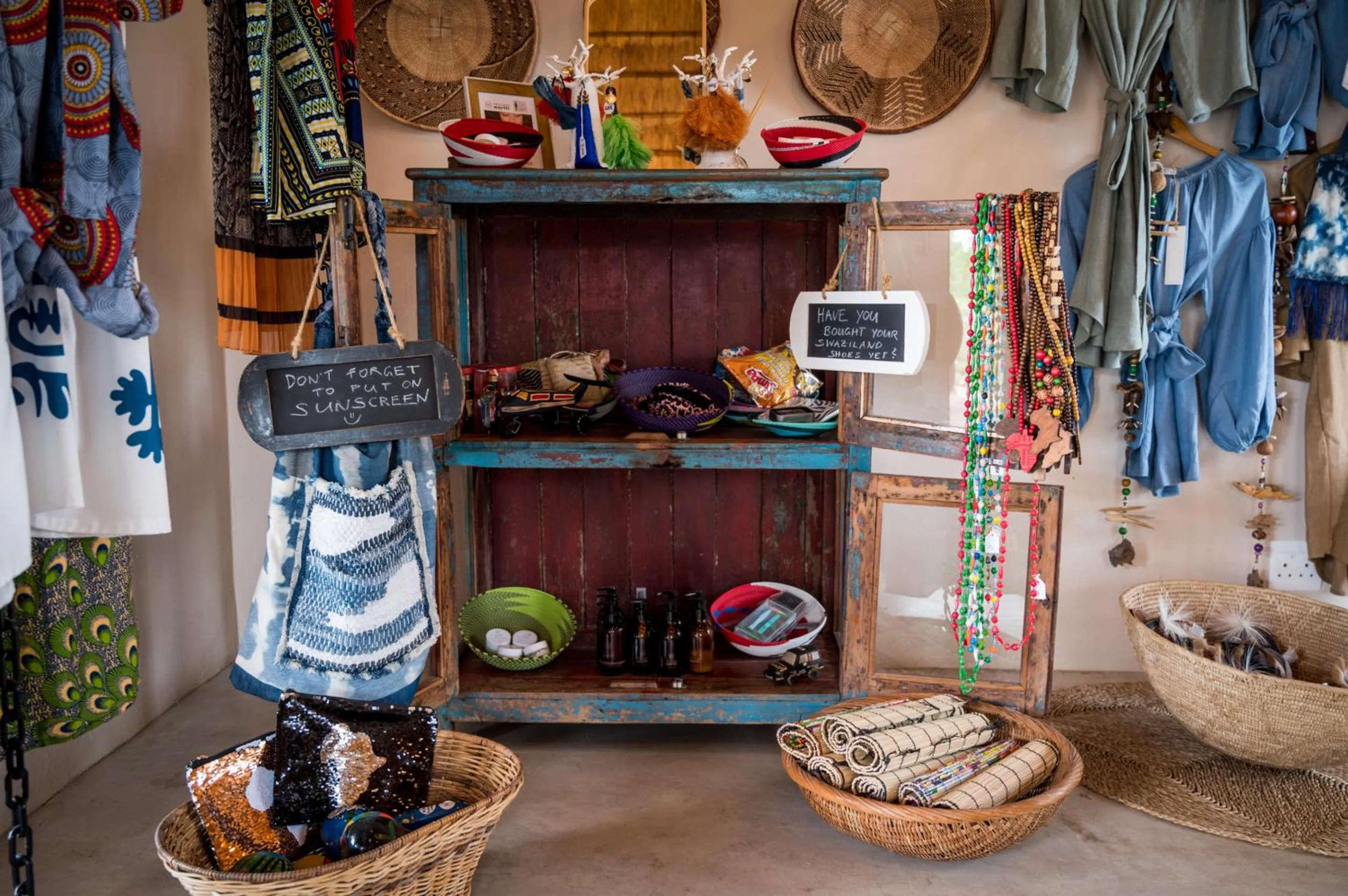 Shopping Area in Makumu Private Game Lodge