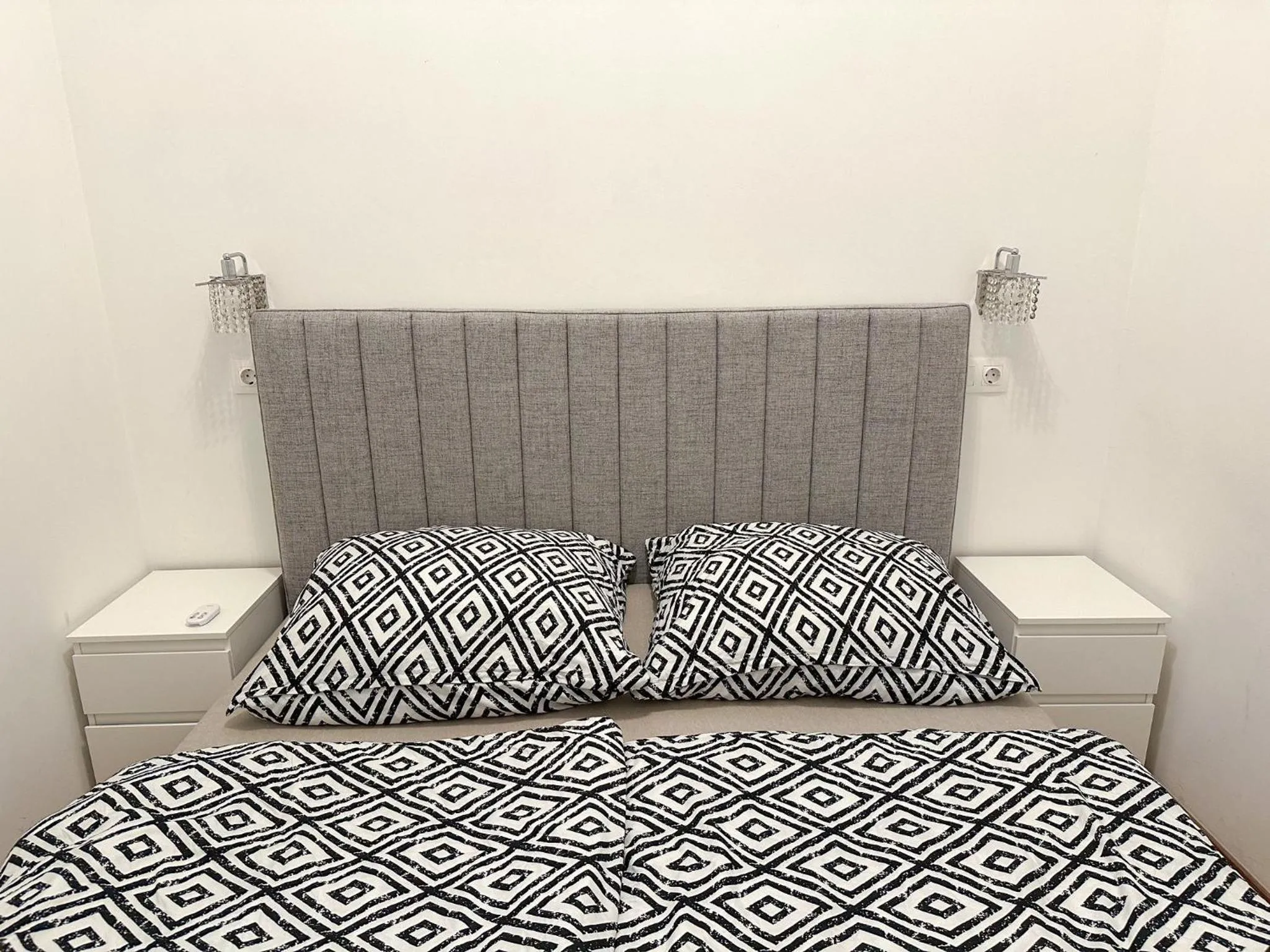 Bed in Parliament Apartment