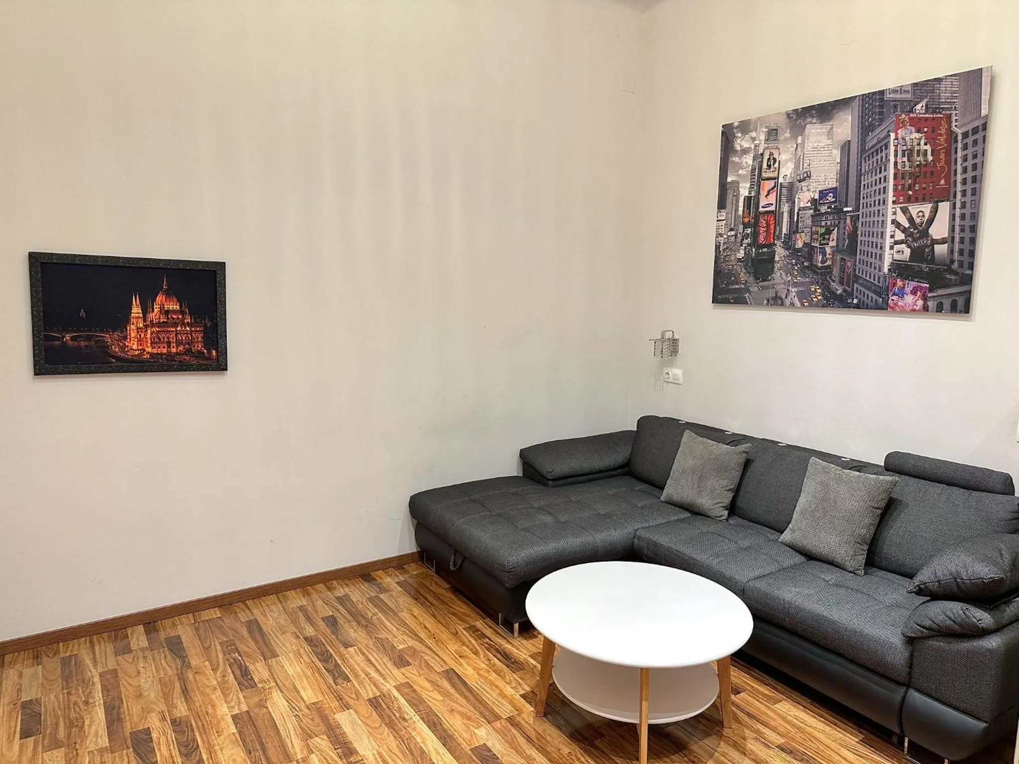 Seating area in Parliament Apartment