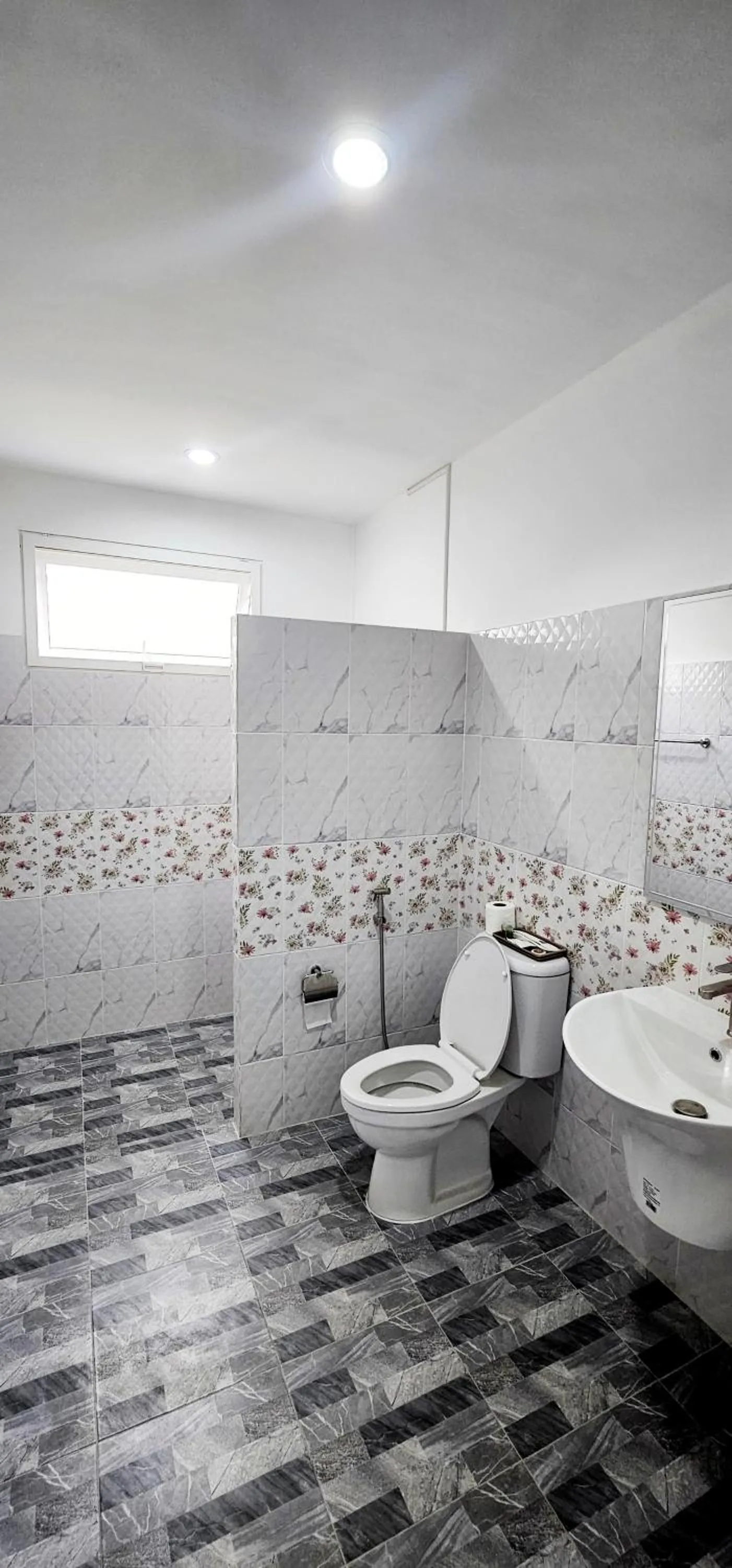 Bathroom in Tiny Island Lake Lodge