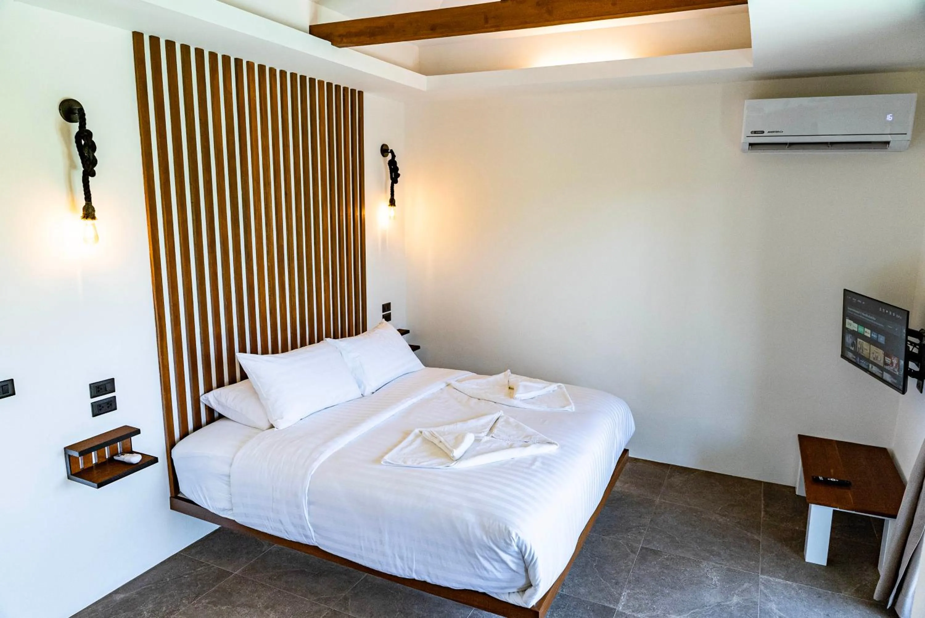 Bed in Mae Ya Resort