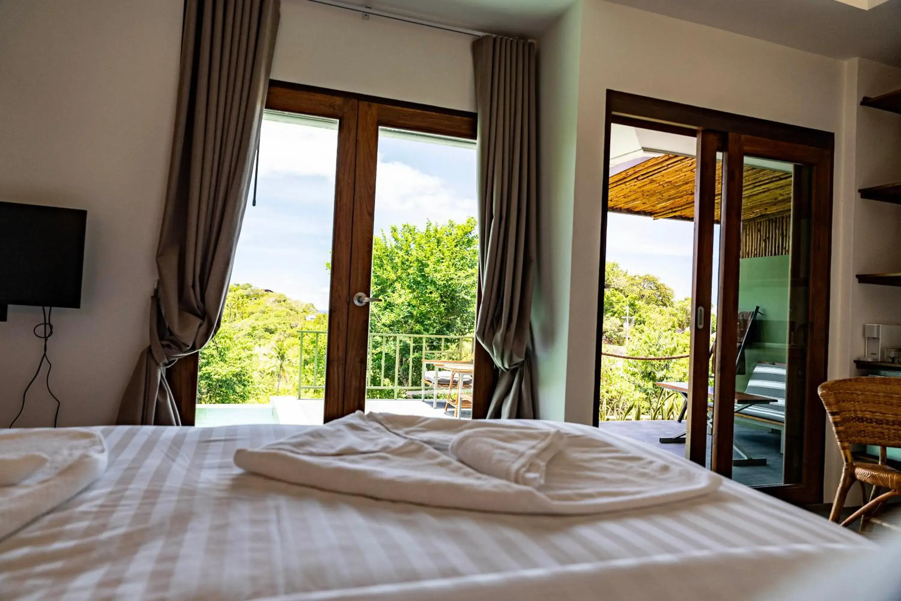 Bed in Mae Ya Resort Bed in Mae Ya Resort