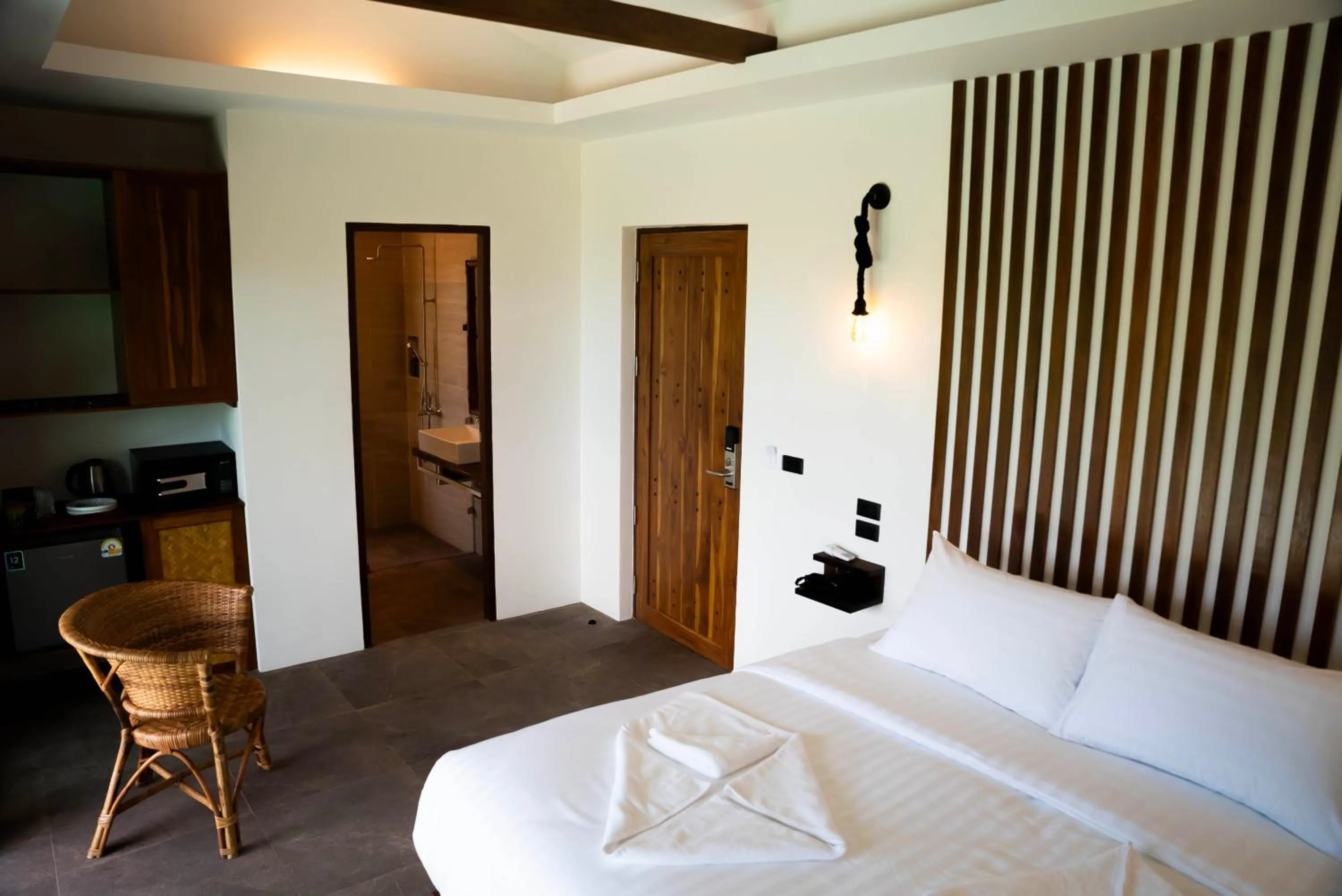 Bed in Mae Ya Resort