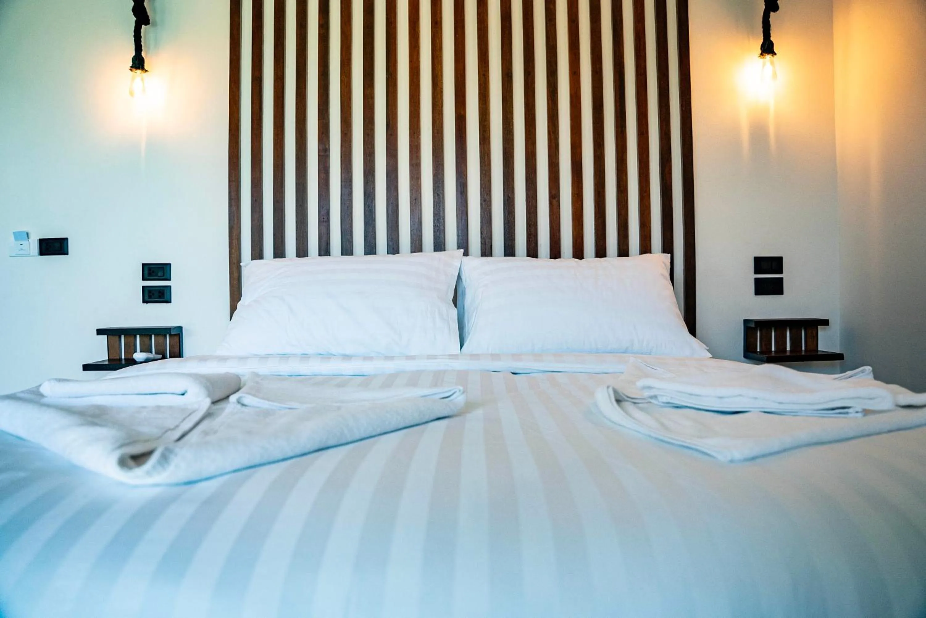 Bed in Mae Ya Resort