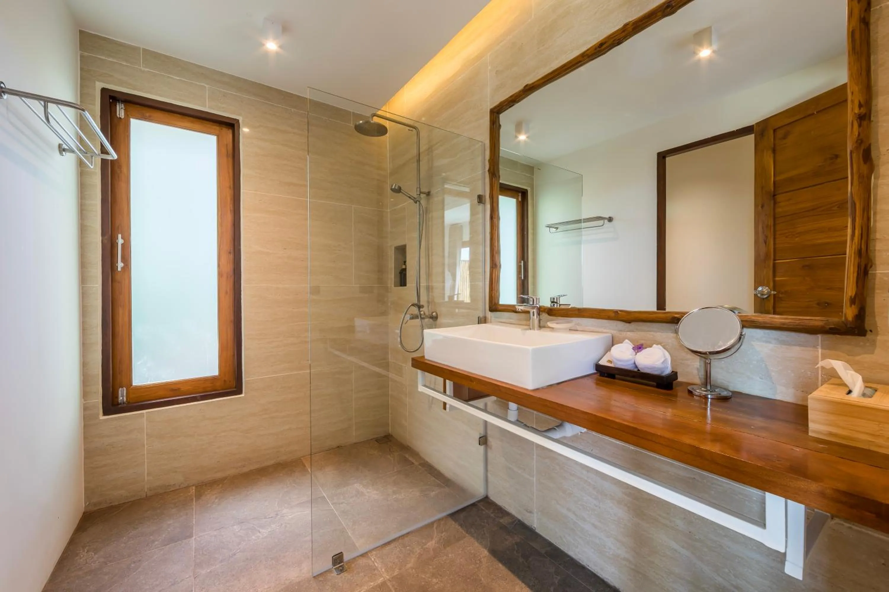 Shower in Mae Ya Resort