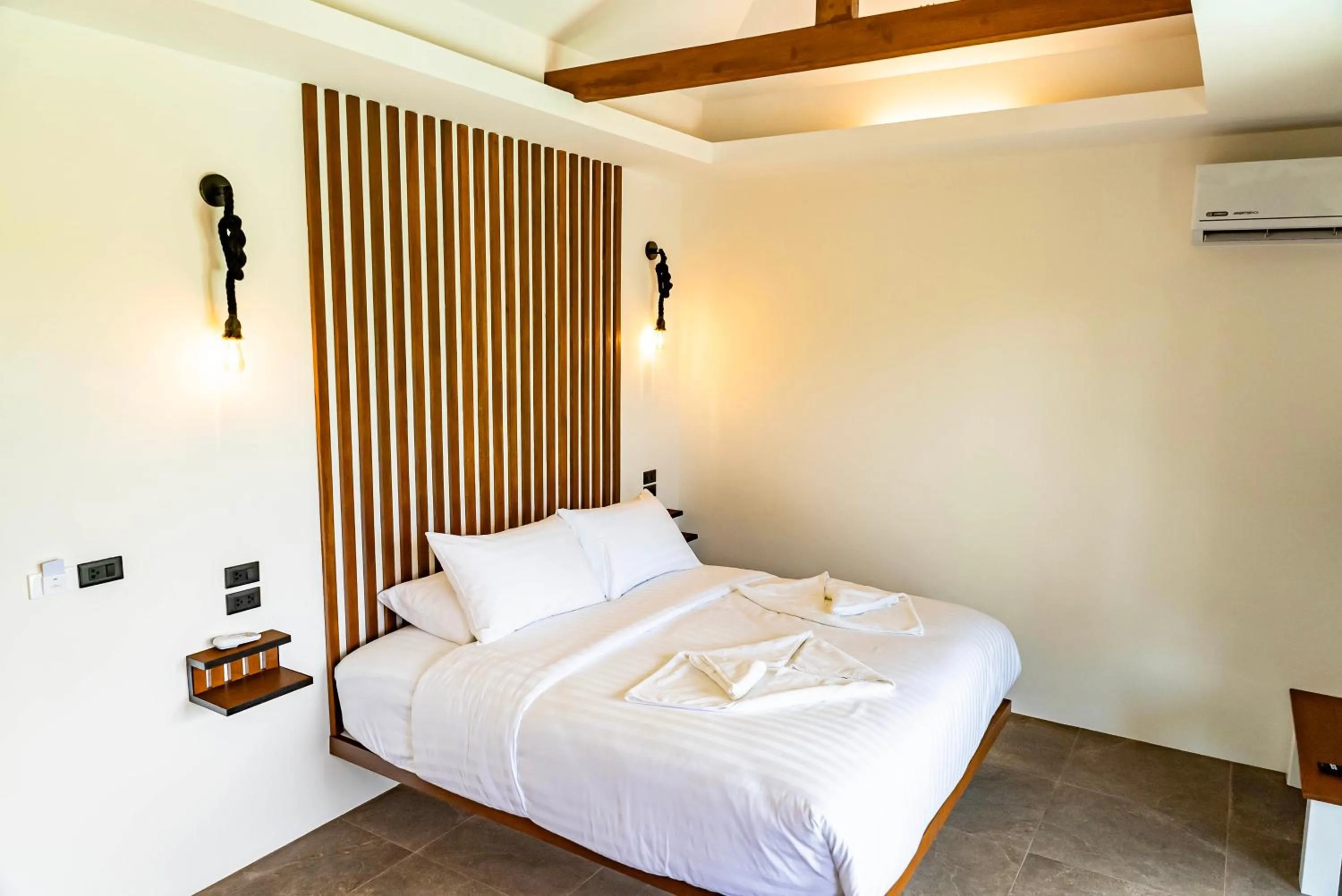 Bed in Mae Ya Resort