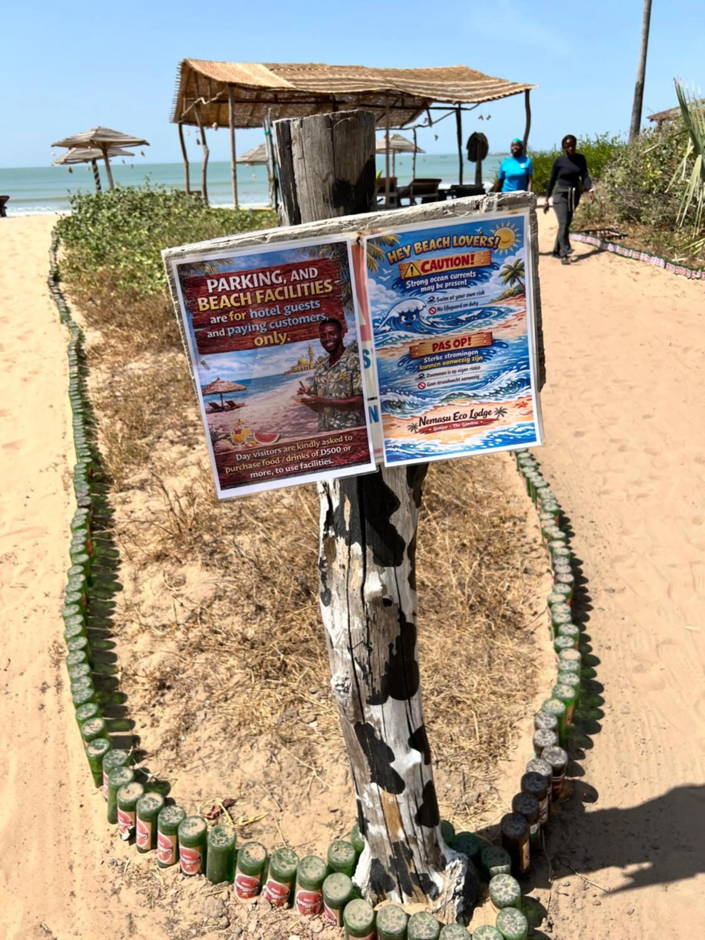 Beach in Nemasu Eco-lodge