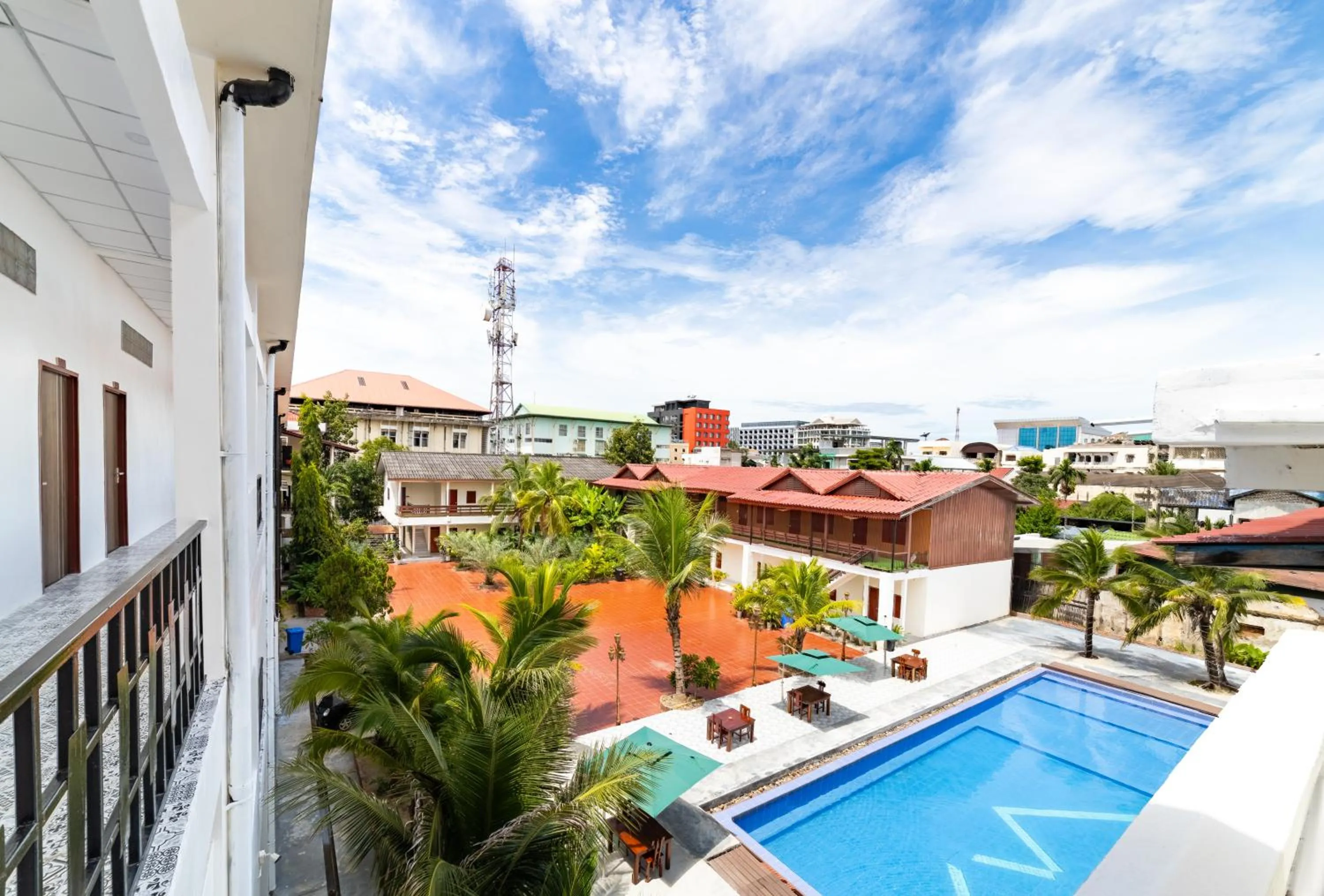 Garden in Peaceful Hotel