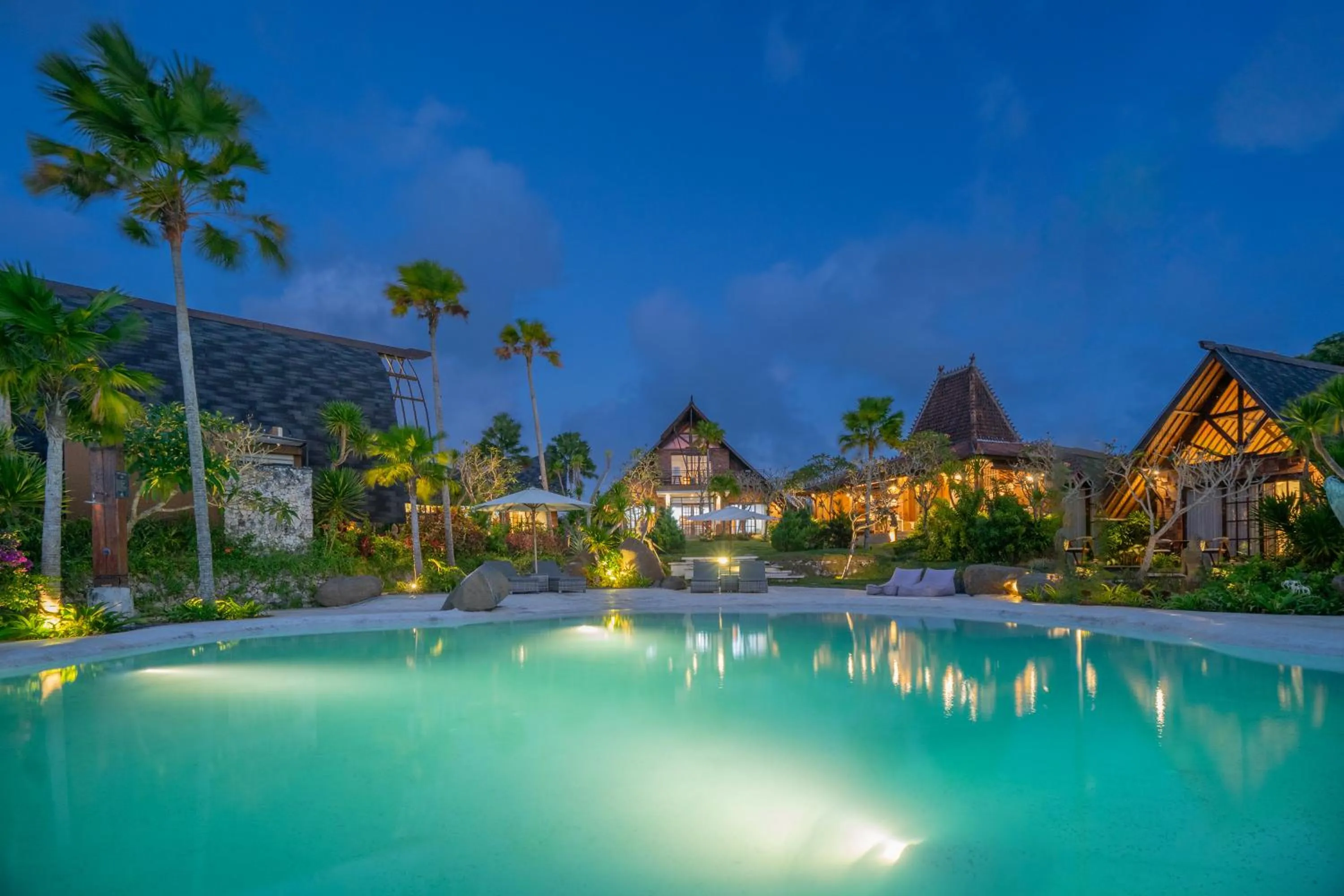 Night in Cemara Hills Uluwatu, The Reserve - Cottages & Villas