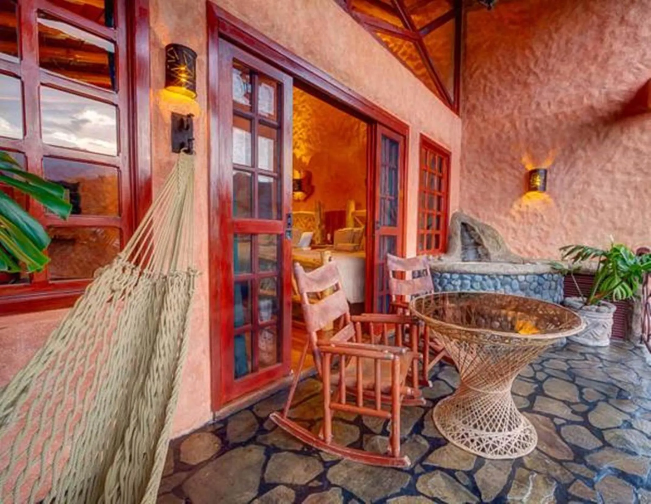 Patio in Peace Lodge