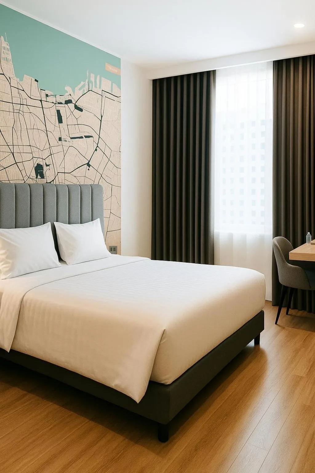 Bed in QNZ Hotel Jakarta