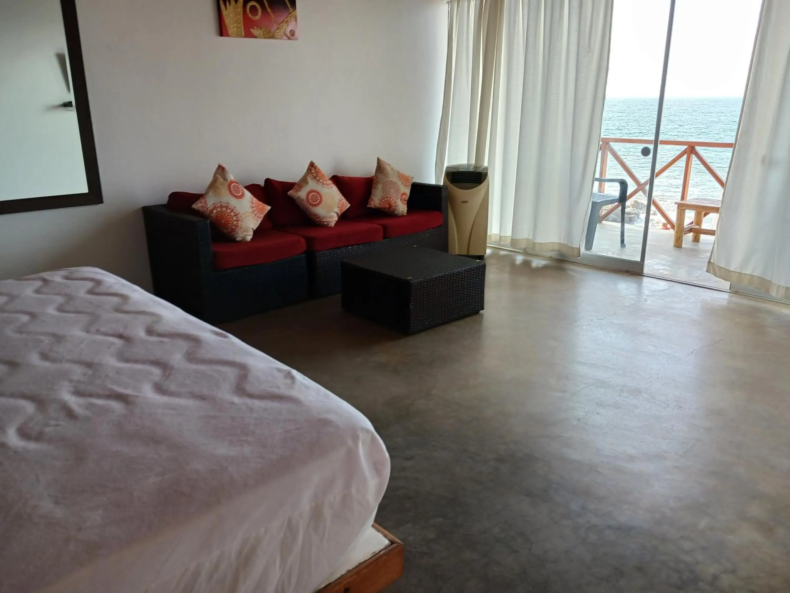 Bed in Casa de Playa Akas