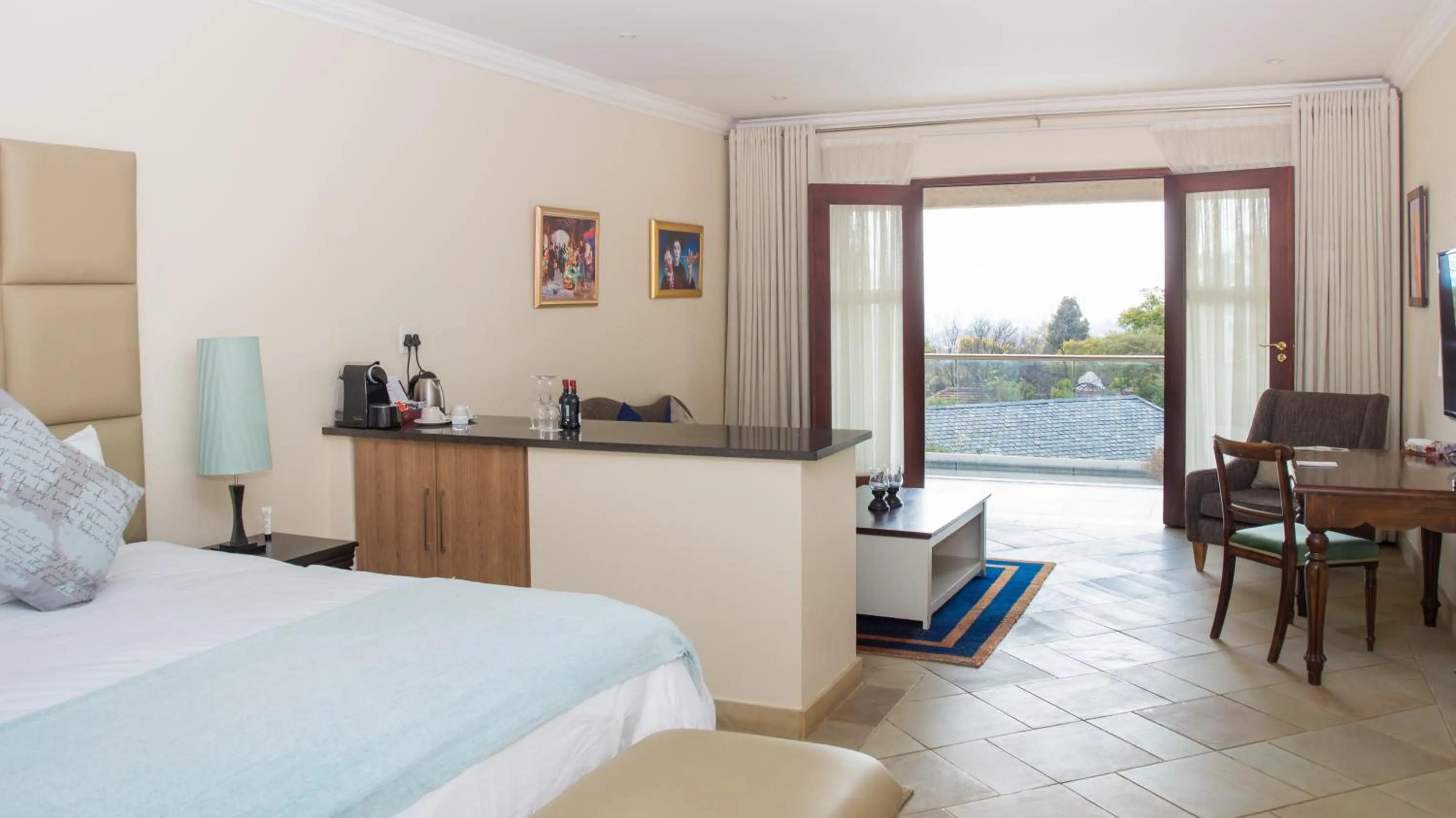 Seating area in Gardenia Boutique Hotel