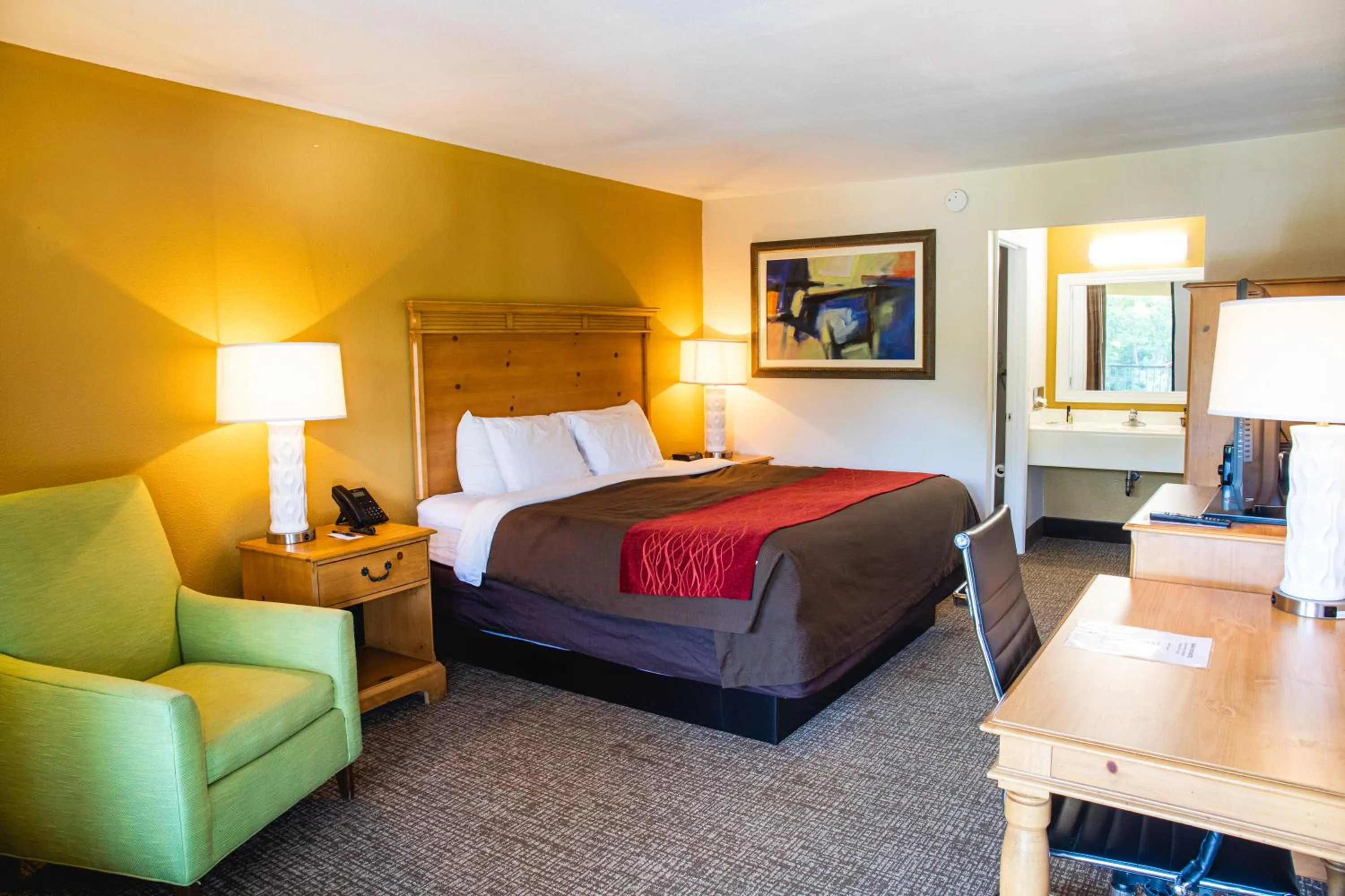 Bed in Grand Vista Hotel