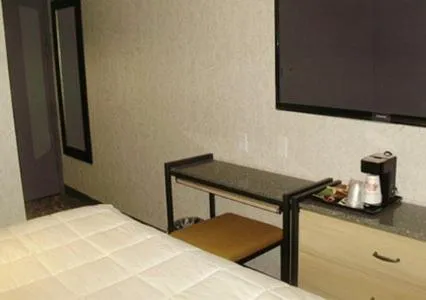 Decorative detail, TV/Entertainment Center in Rodeway Inn Near JFK Airport