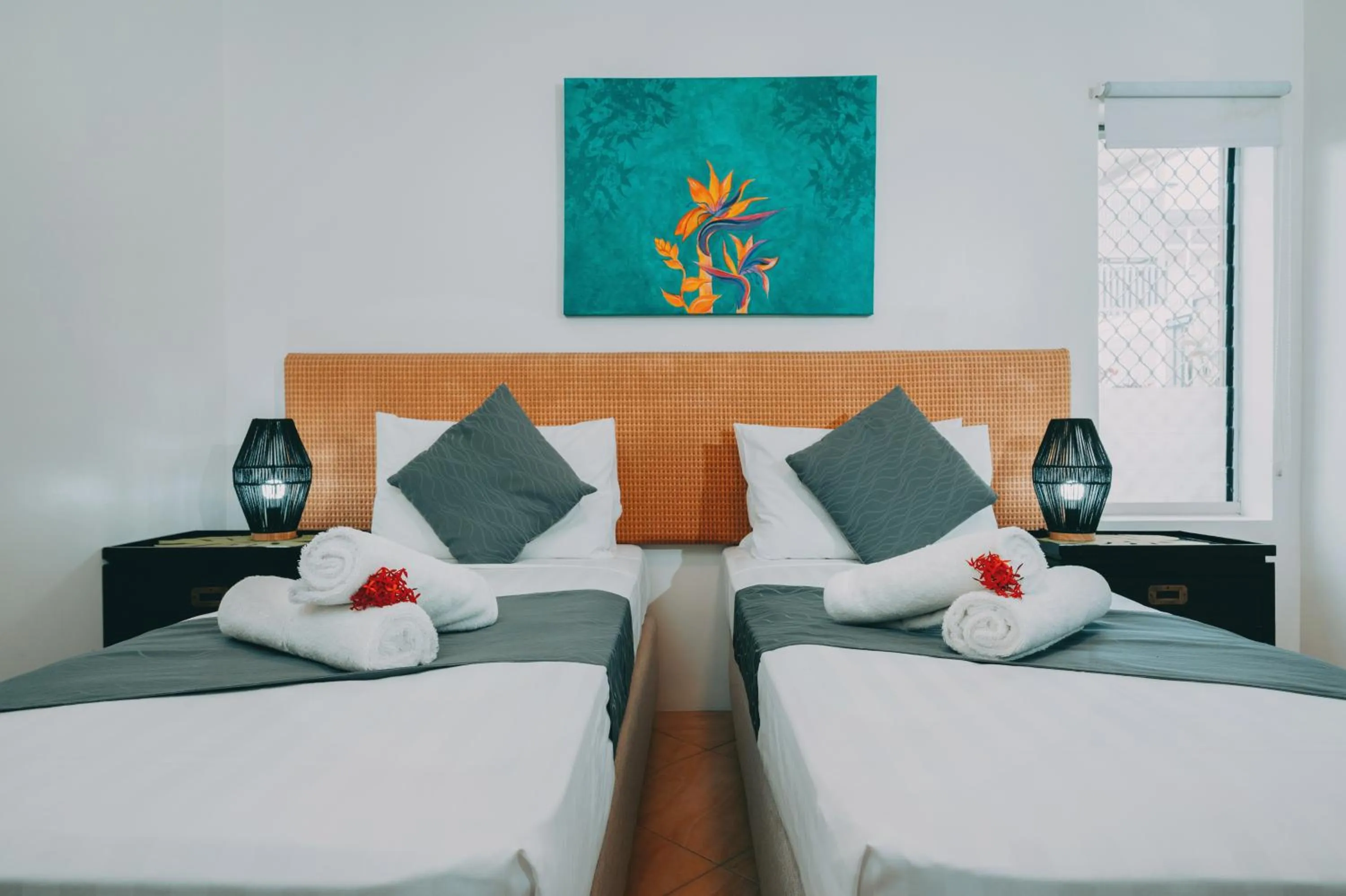 Bedroom, Bed in Moana Sands Beachfront Villas