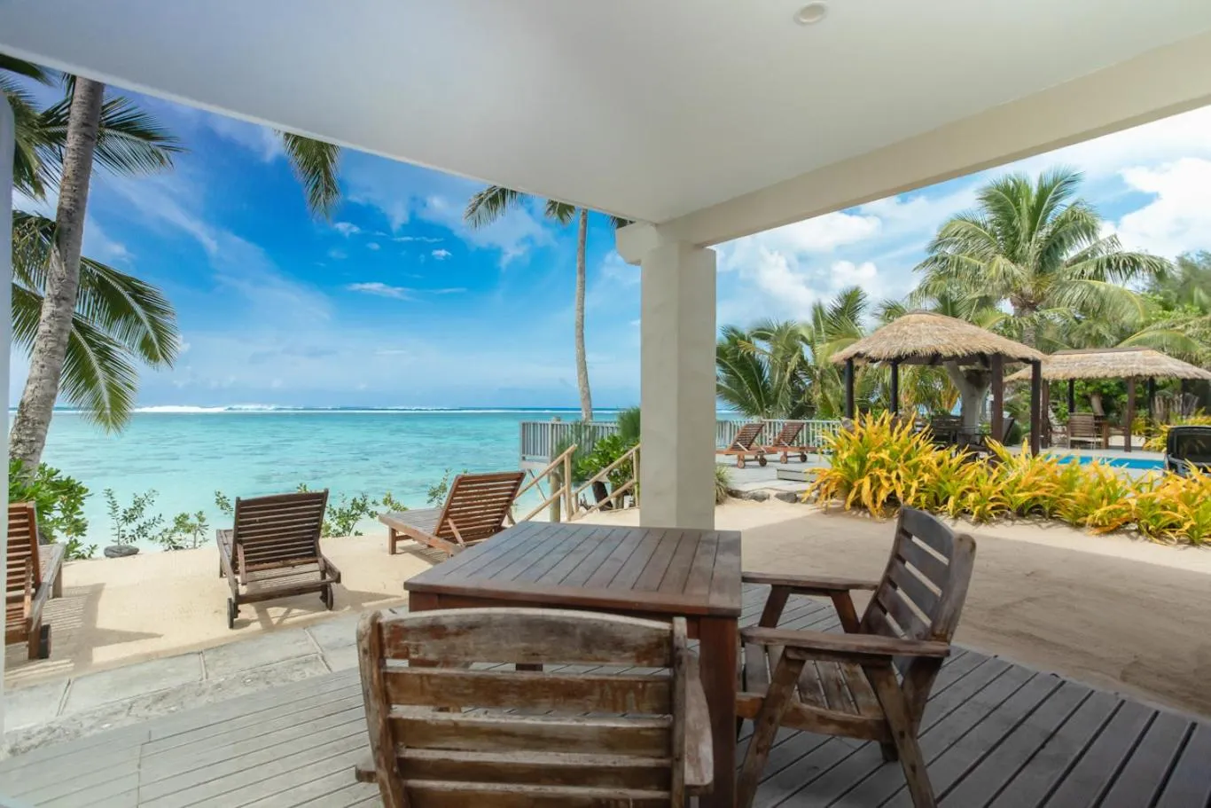 Patio in Moana Sands Beachfront Villas