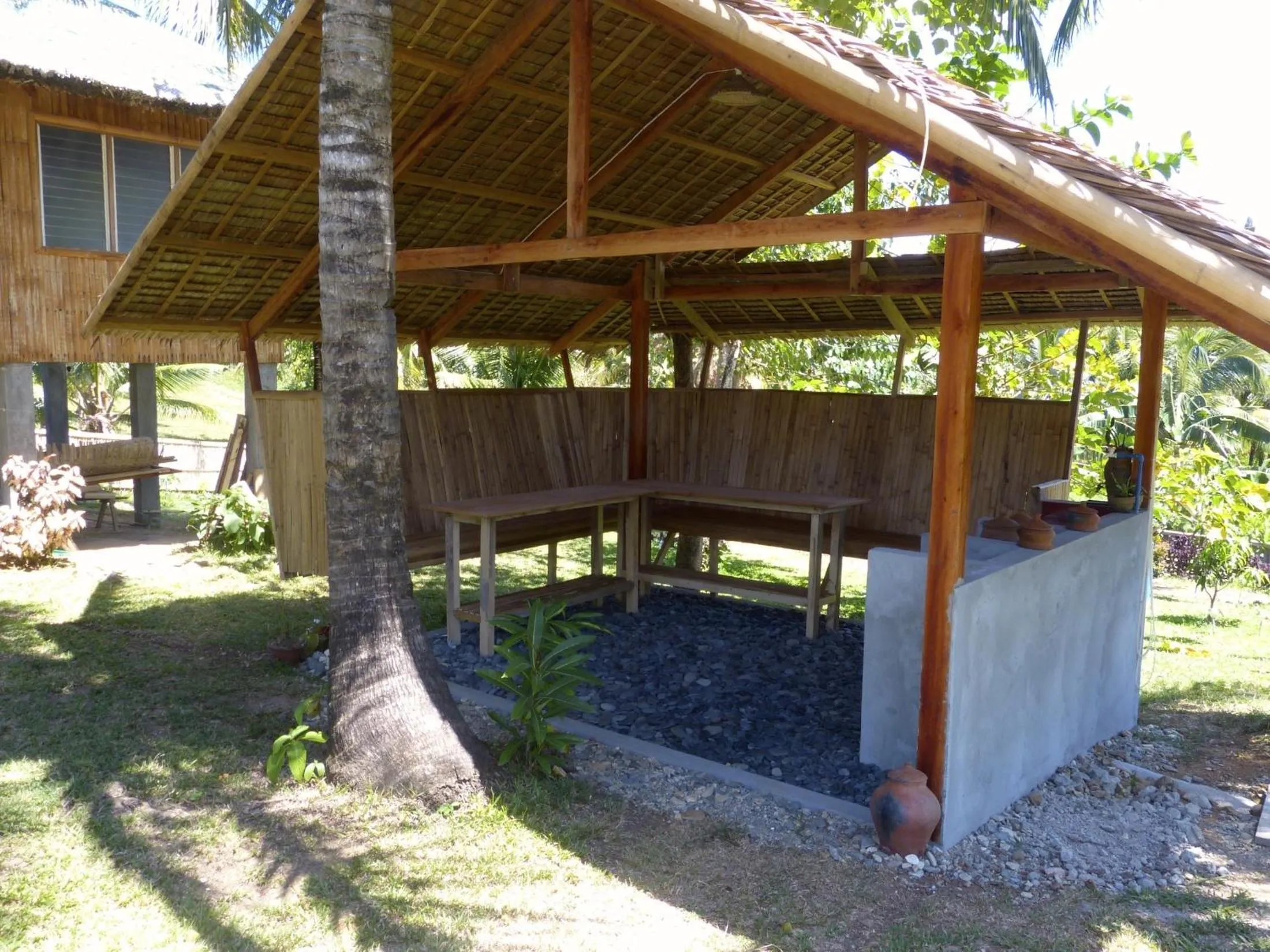 BBQ facilities in Blue Seastar Cottages
