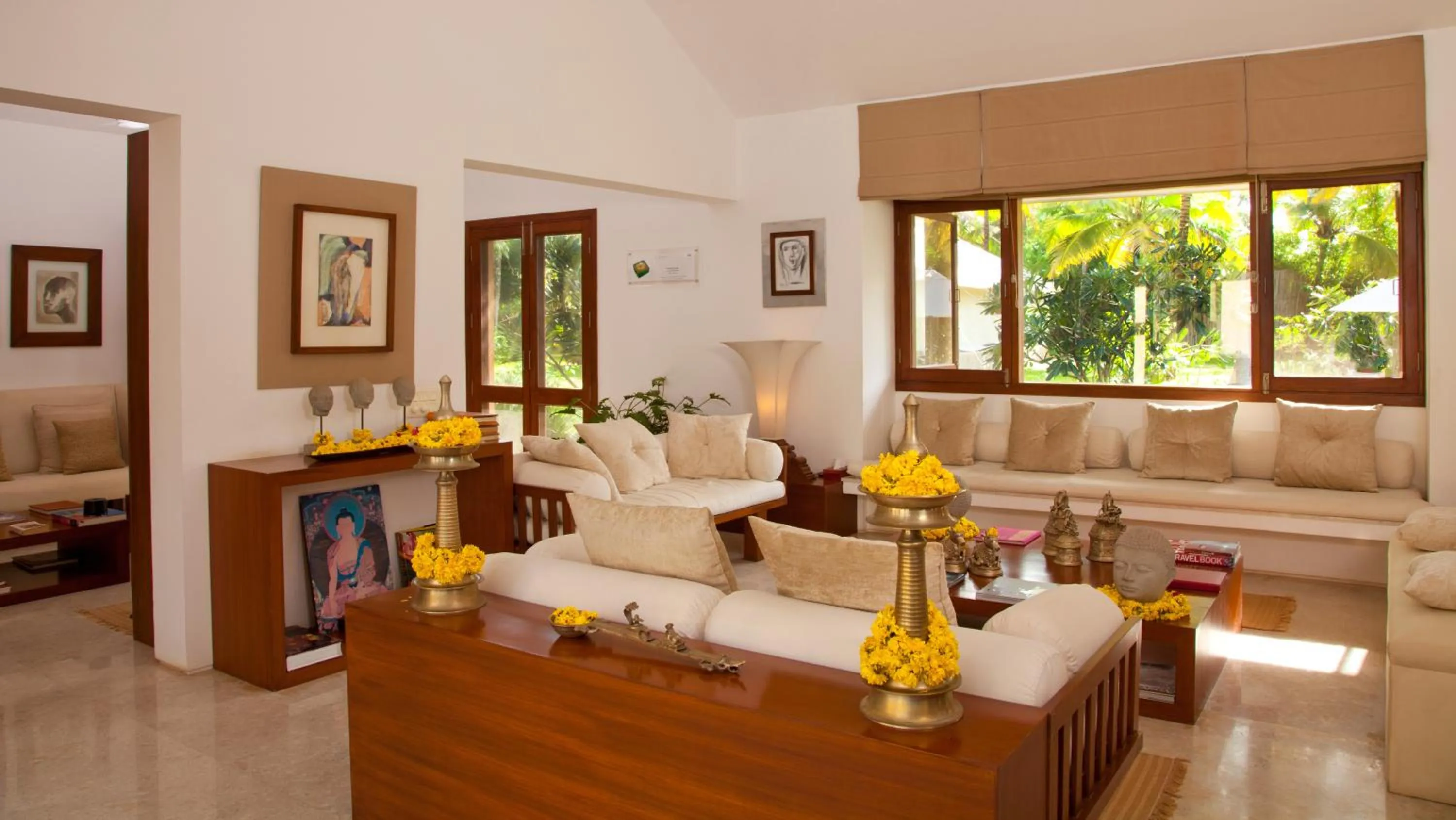 Living room in Shreyas Retreat