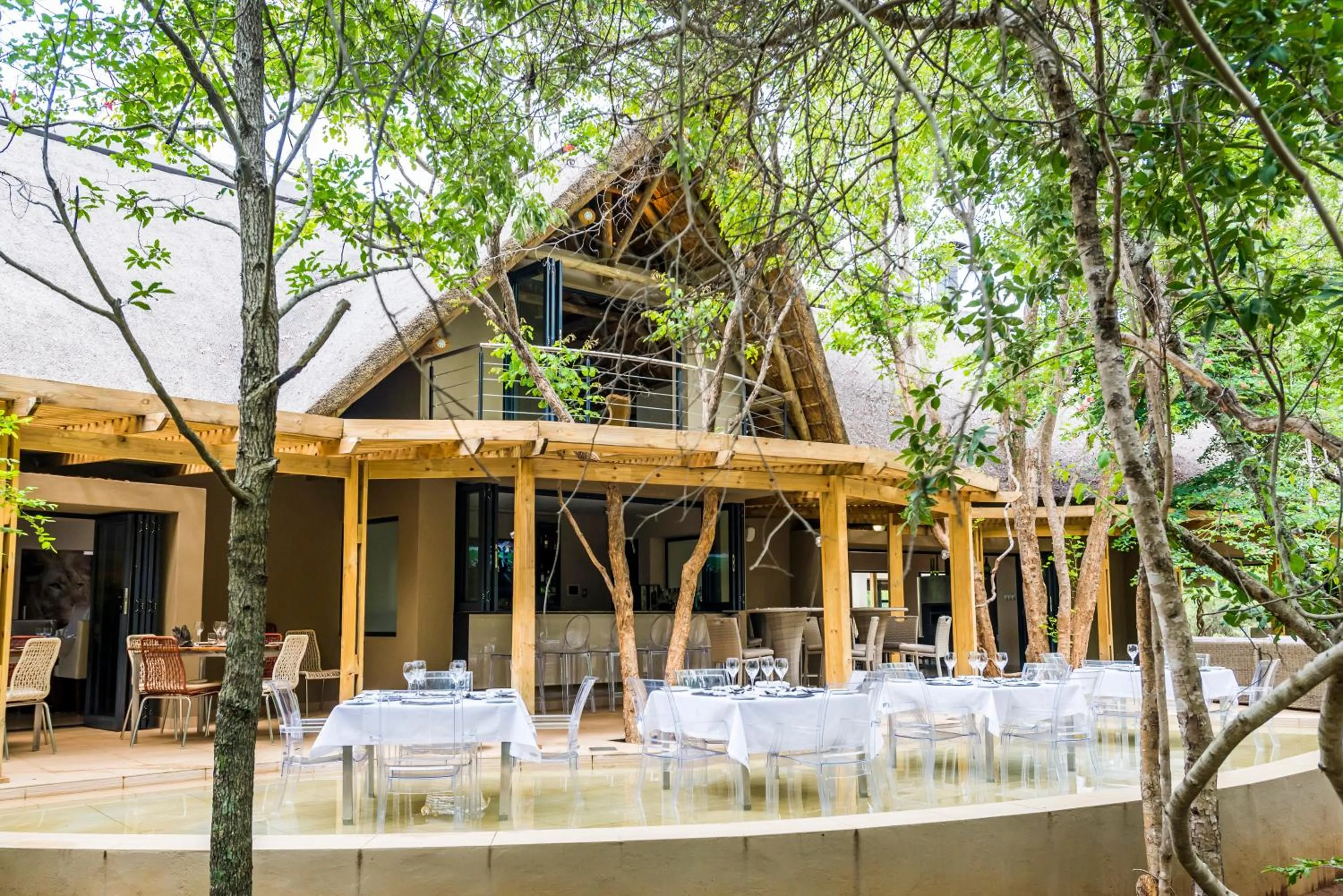 Patio in AM Lodge - Hoedspruit