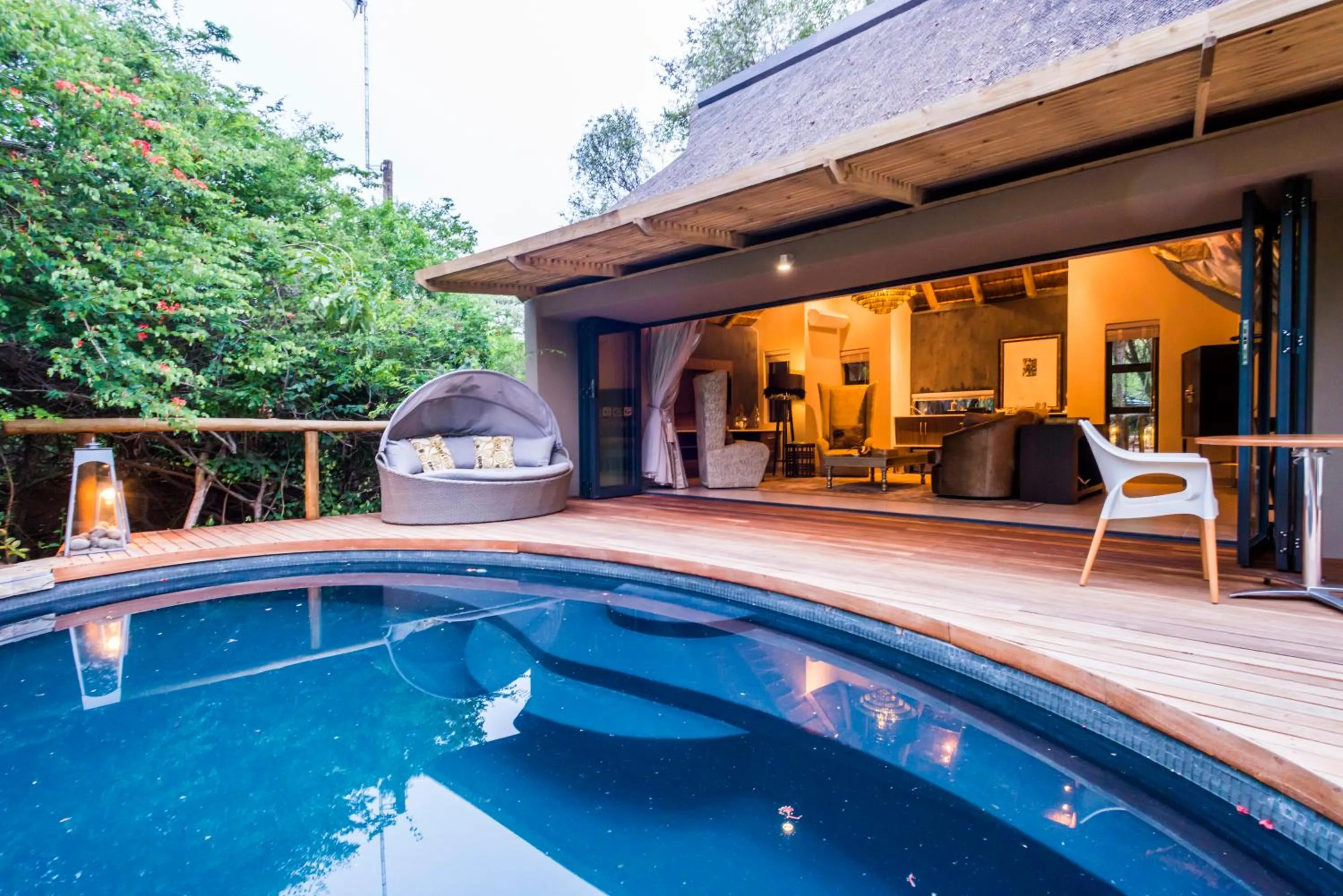 Pool view in AM Lodge - Hoedspruit