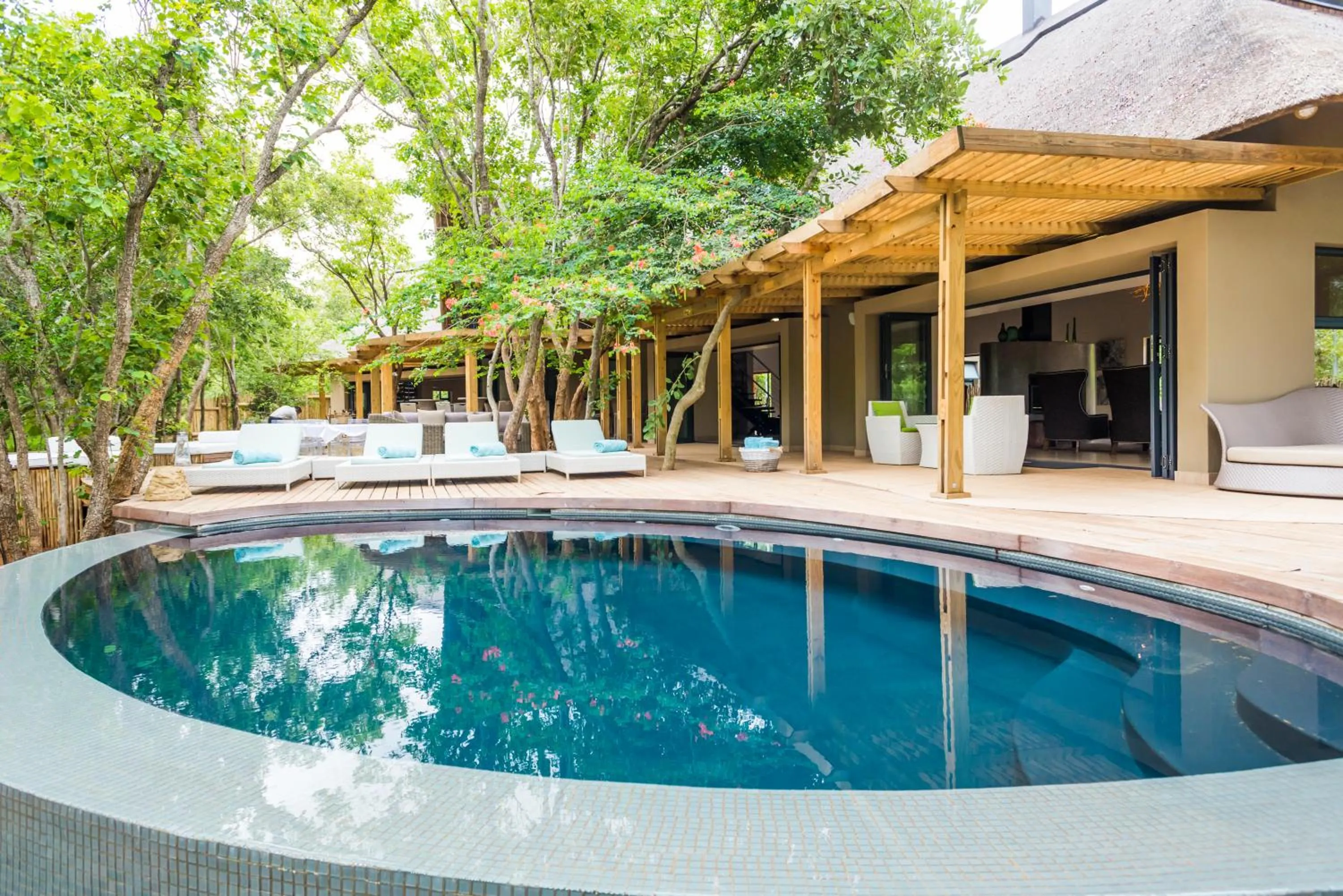 Patio in AM Lodge - Hoedspruit