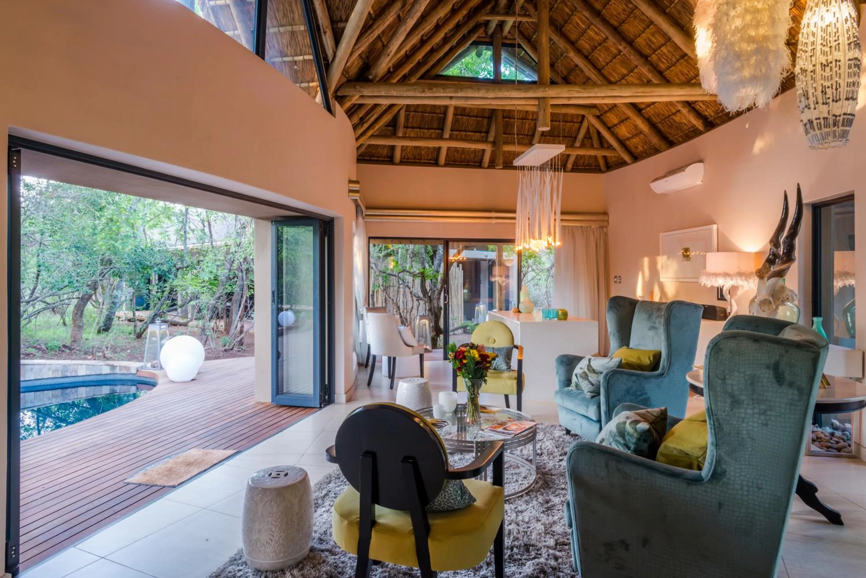 Lobby or reception in AM Lodge - Hoedspruit