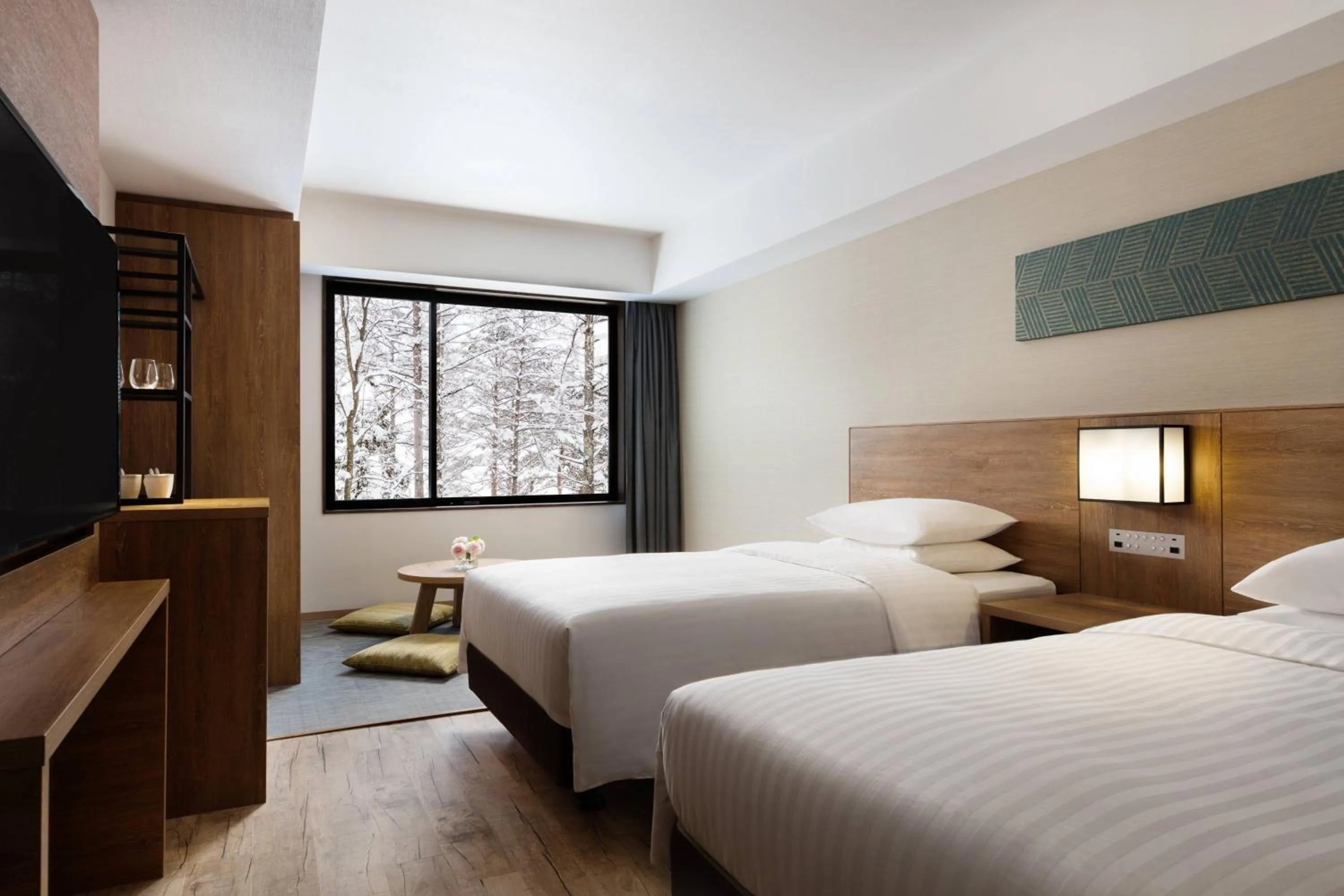 Photo of the whole room, Bed in Courtyard by Marriott Hakuba