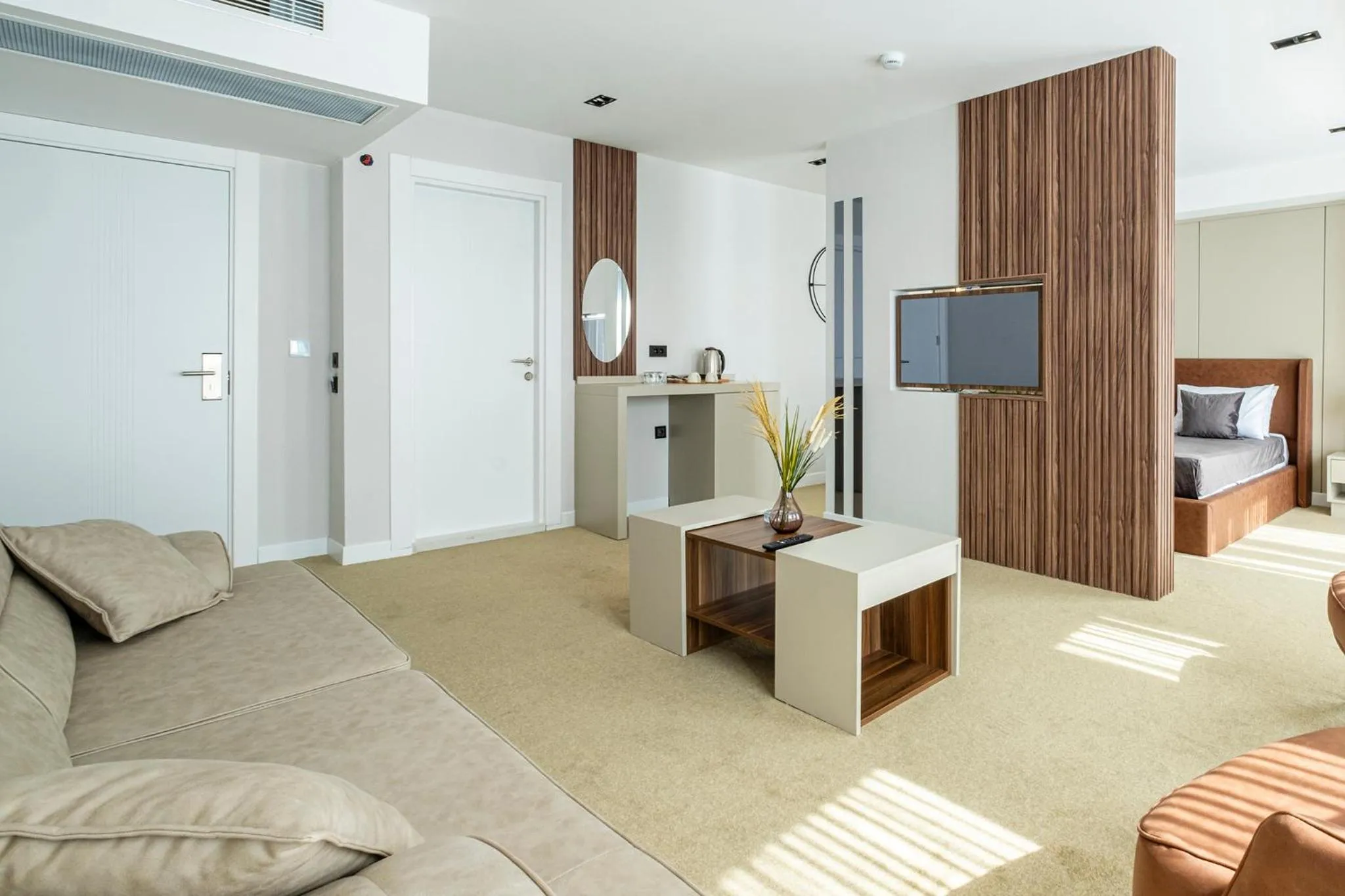 Bed in Euphrates Hotel Bursa