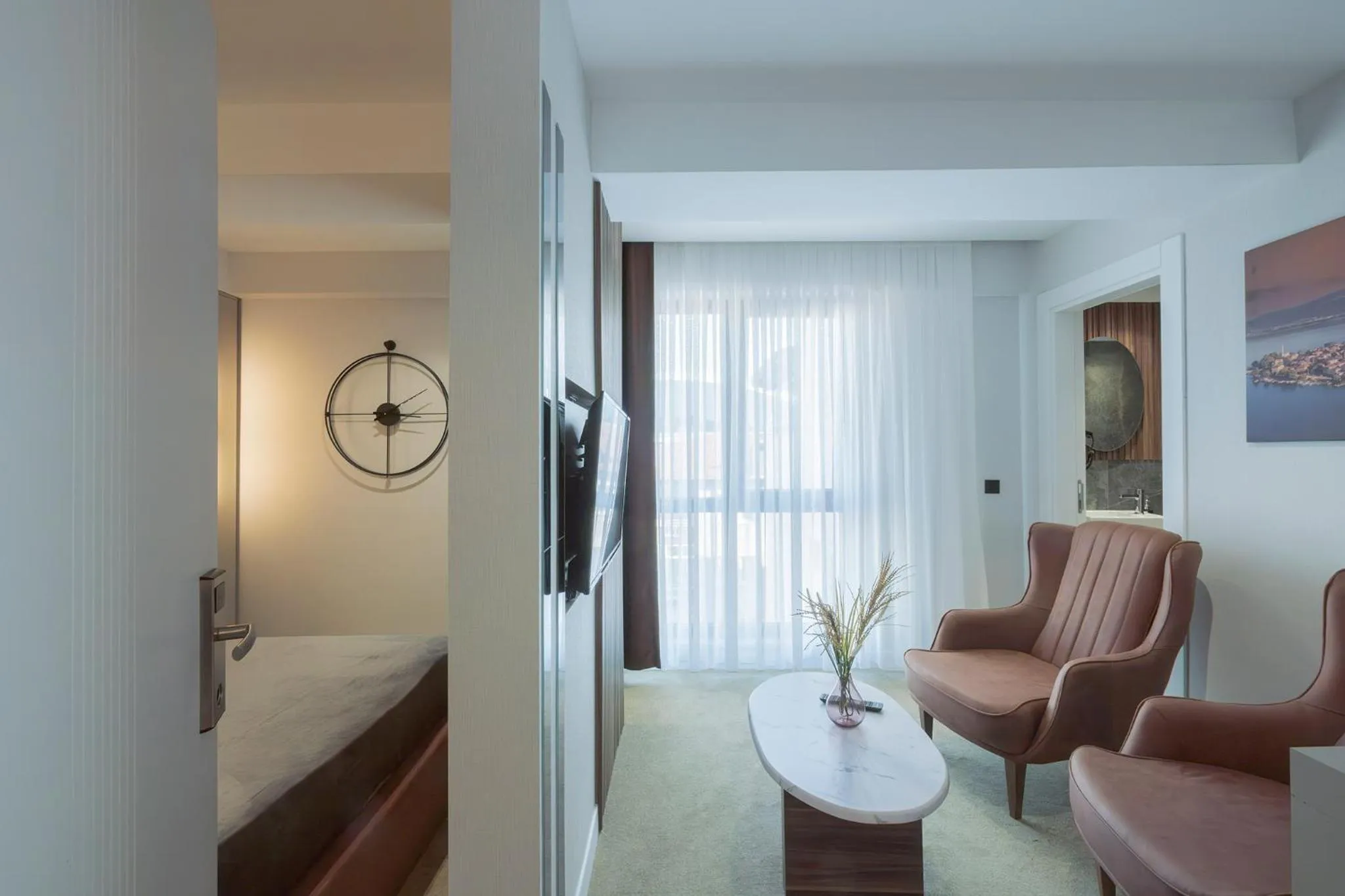 Bed in Euphrates Hotel Bursa