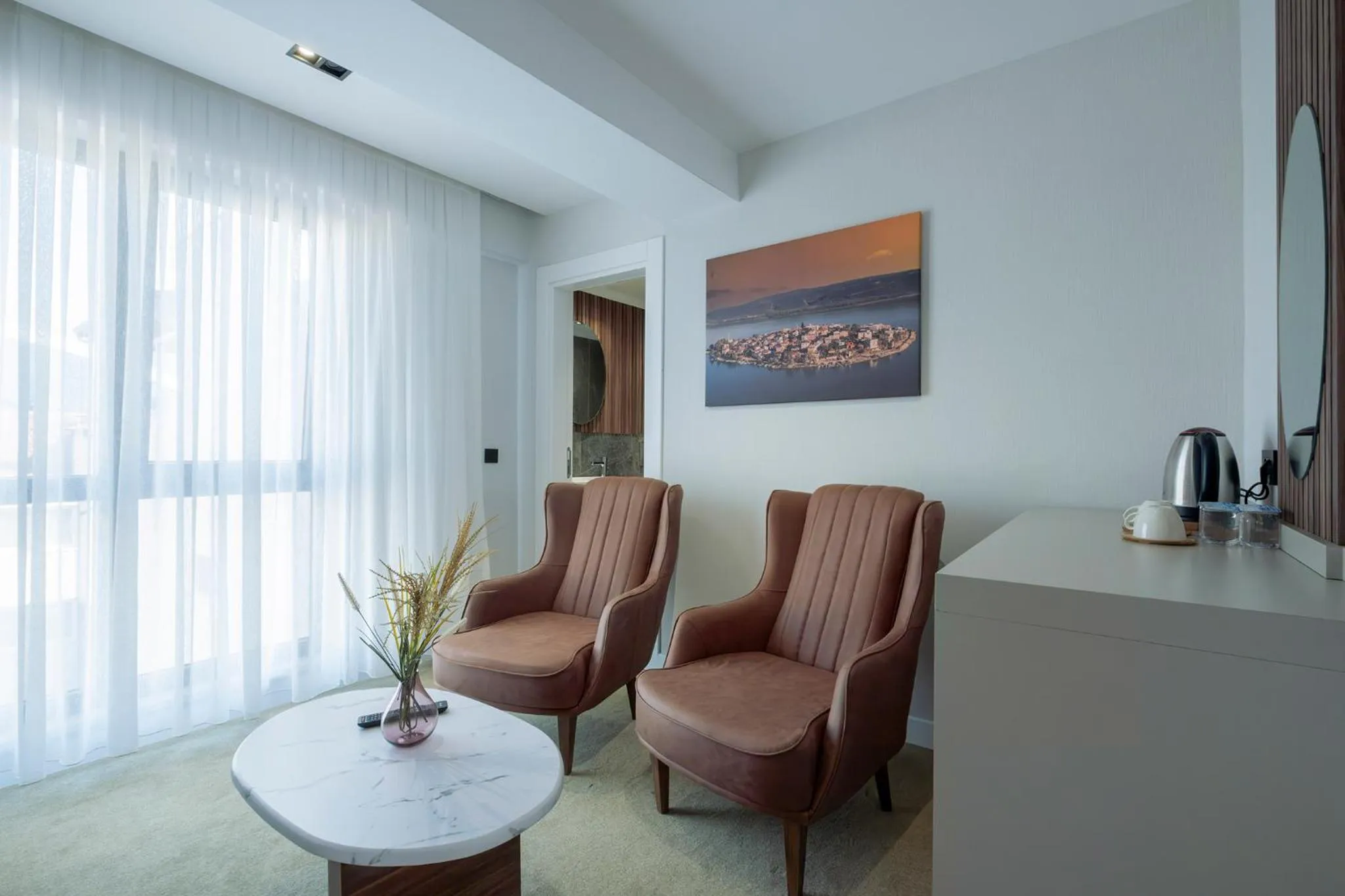 Living room in Euphrates Hotel Bursa