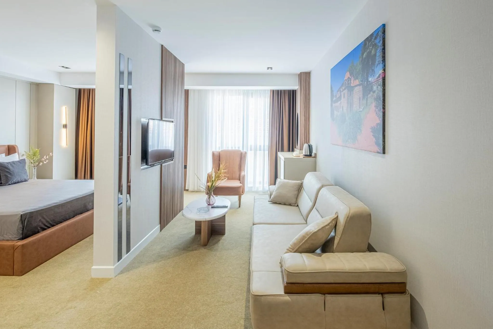 Bedroom, Bed in Euphrates Hotel Bursa