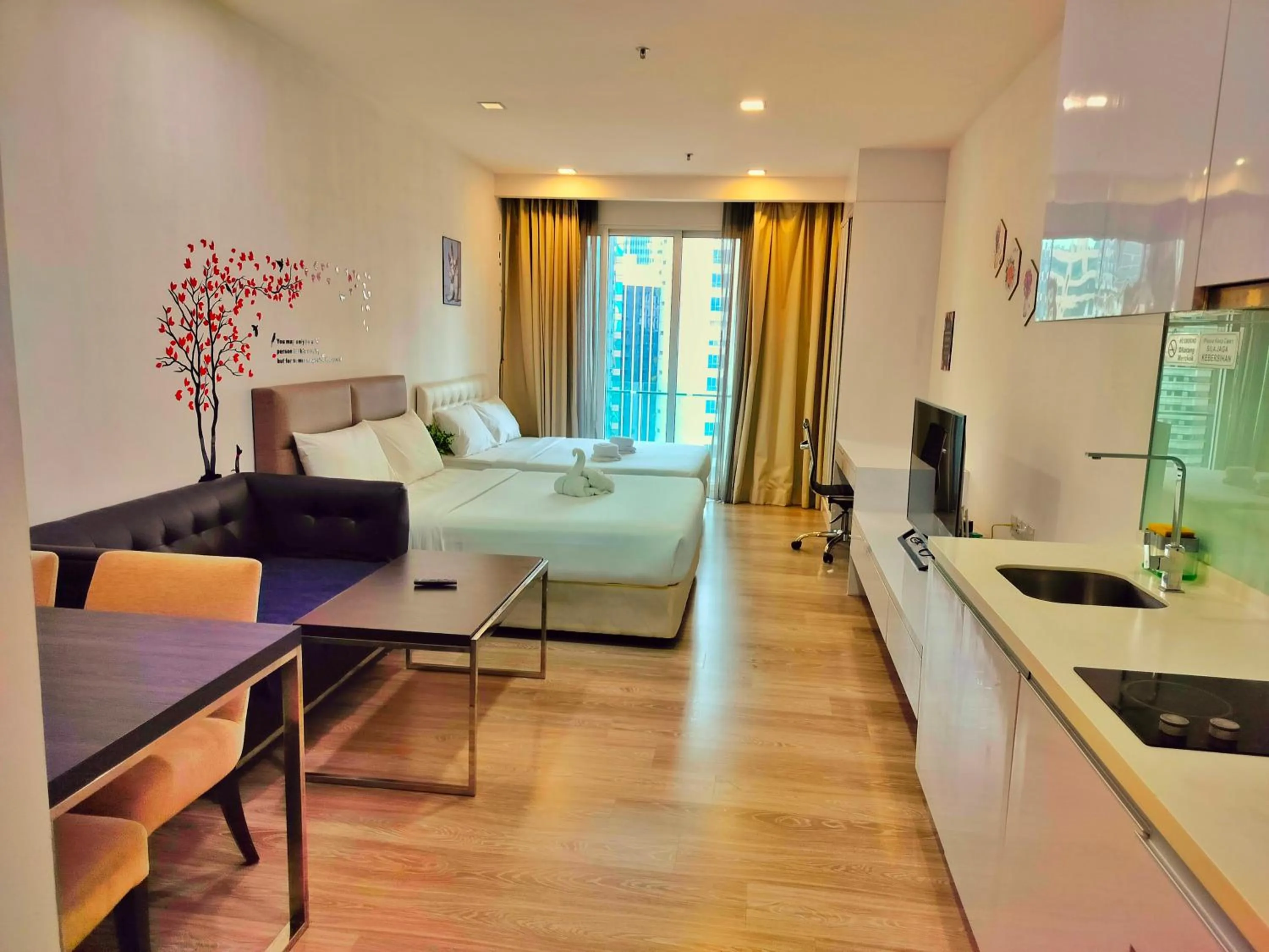 Bed in Sky Manor One Bukit Ceylon KLCC