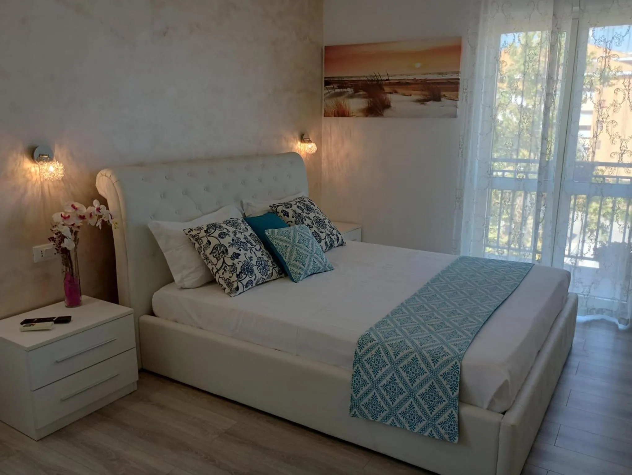 Bed in Viola di Mare Rooms and Parking