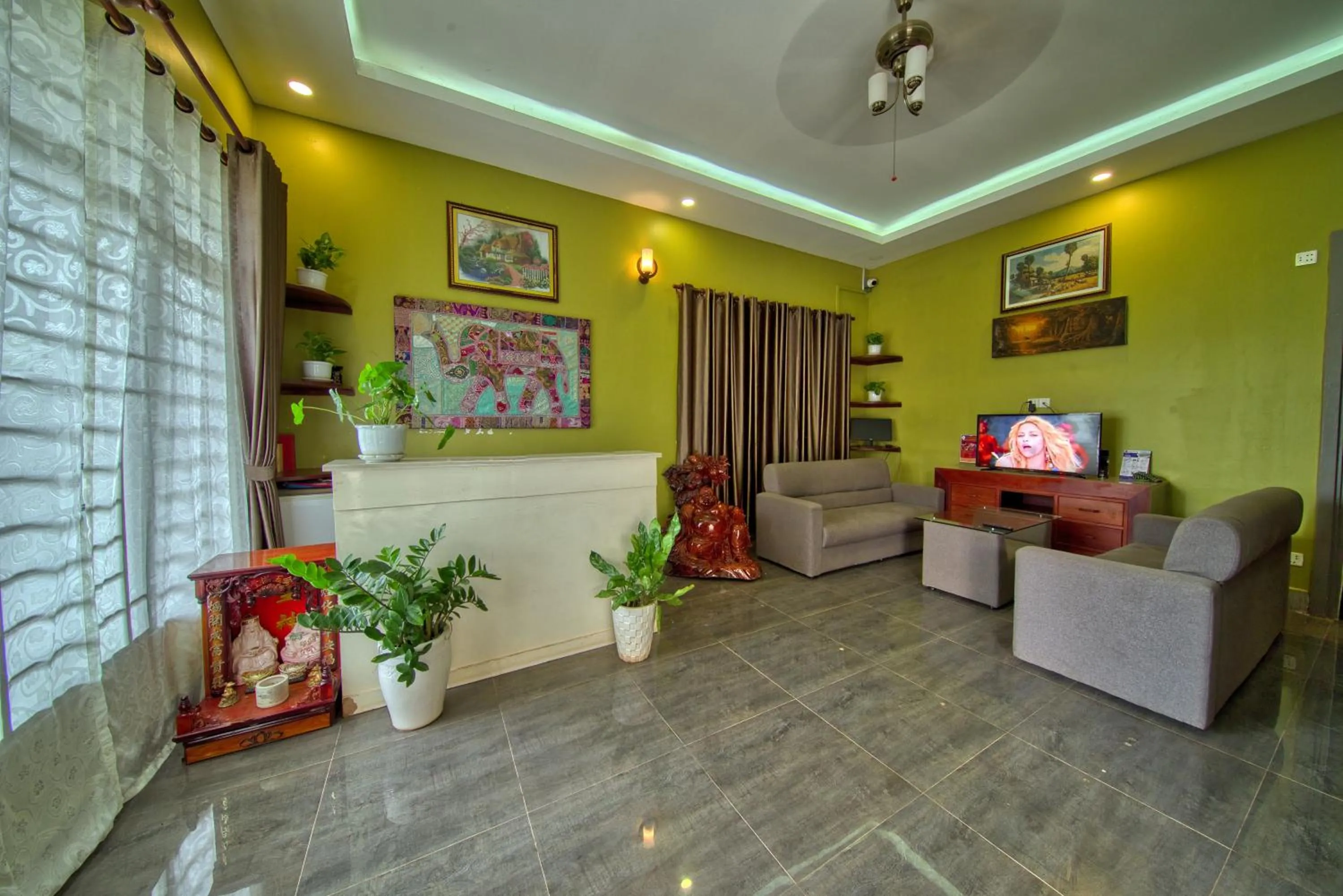 Lobby or reception in Kalinga Art Home Guest House