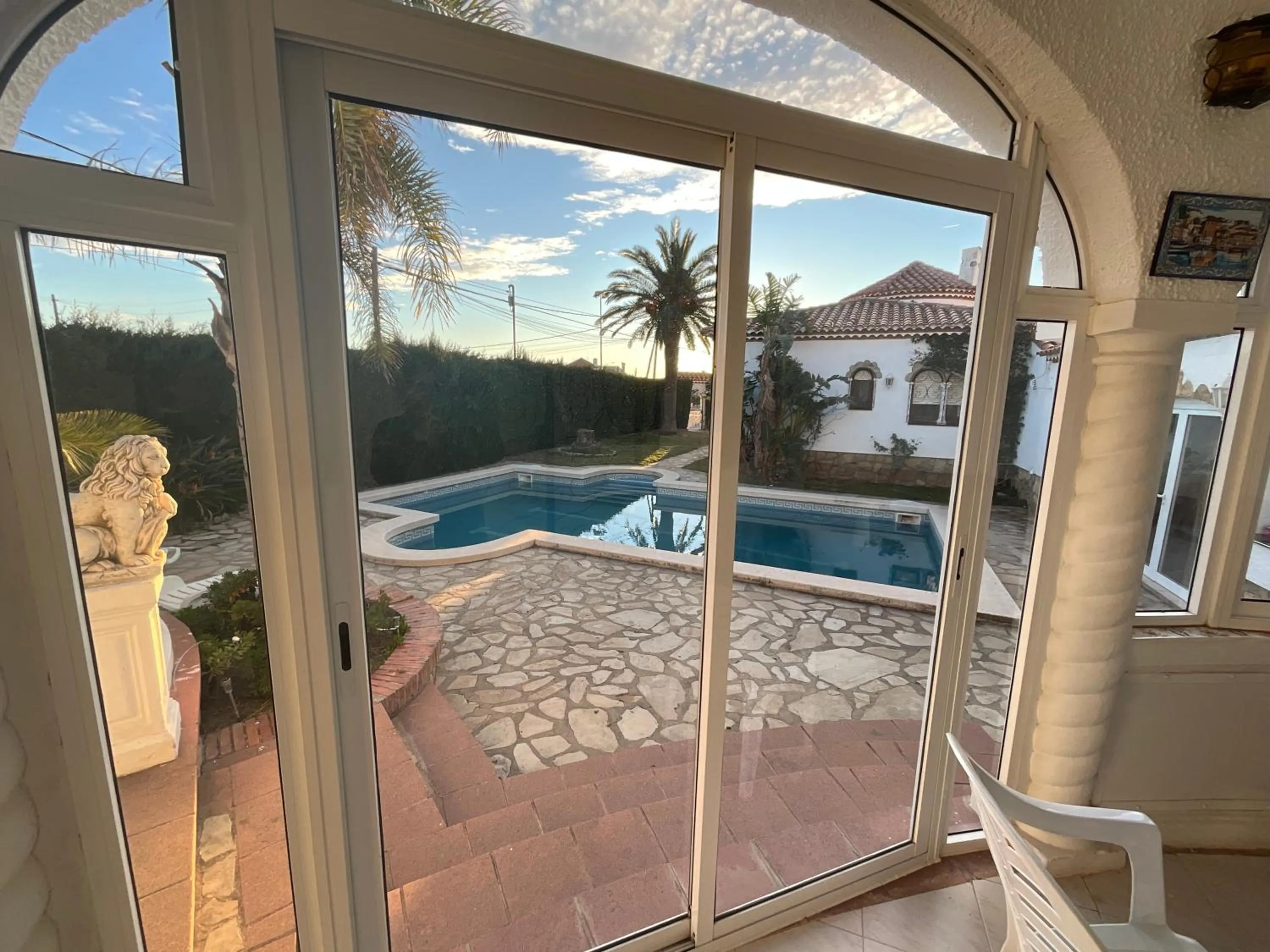 Patio in Villa Cristina, Miami Platja, Spanien
