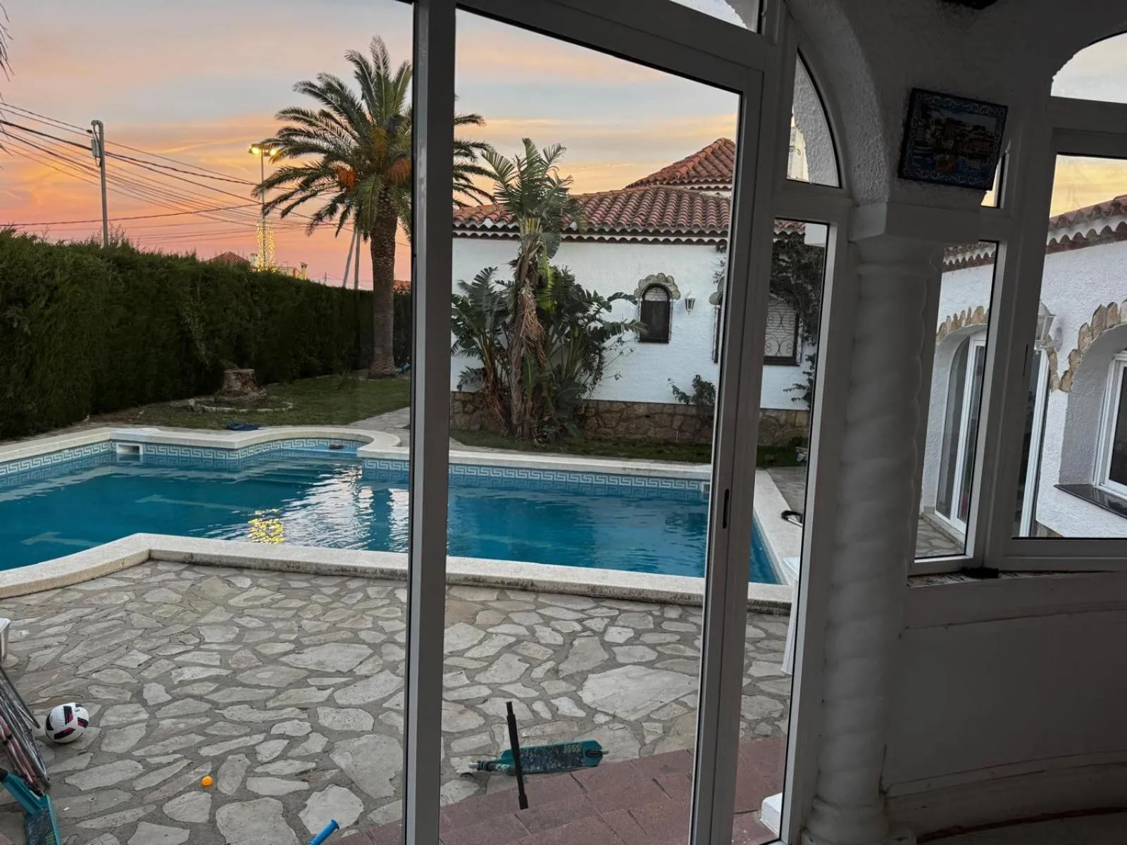 Patio in Villa Cristina, Miami Platja, Spanien