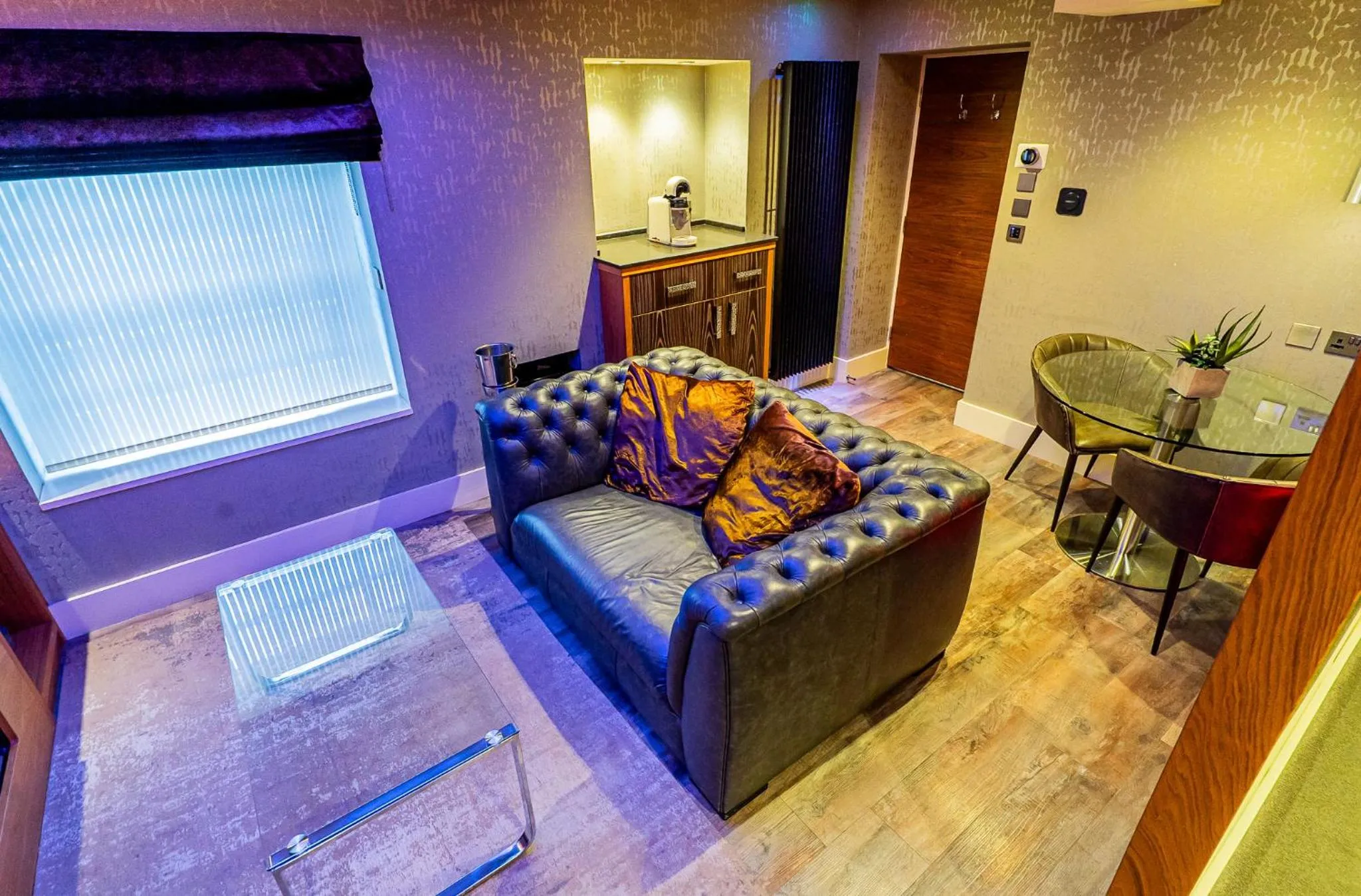 Seating area in Church Suites by The Cranleigh Boutique